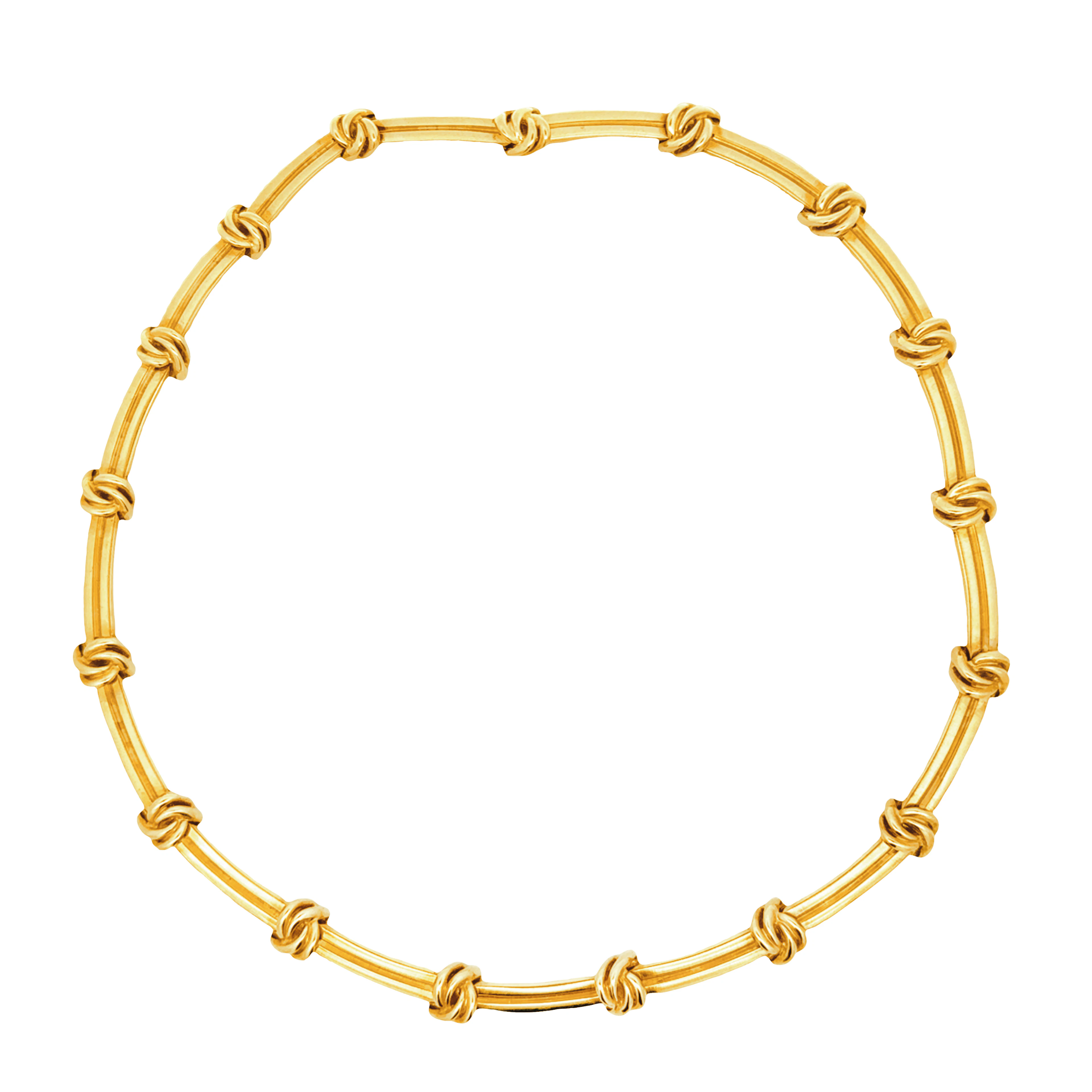 Vintage Gold Atlas Link Necklace