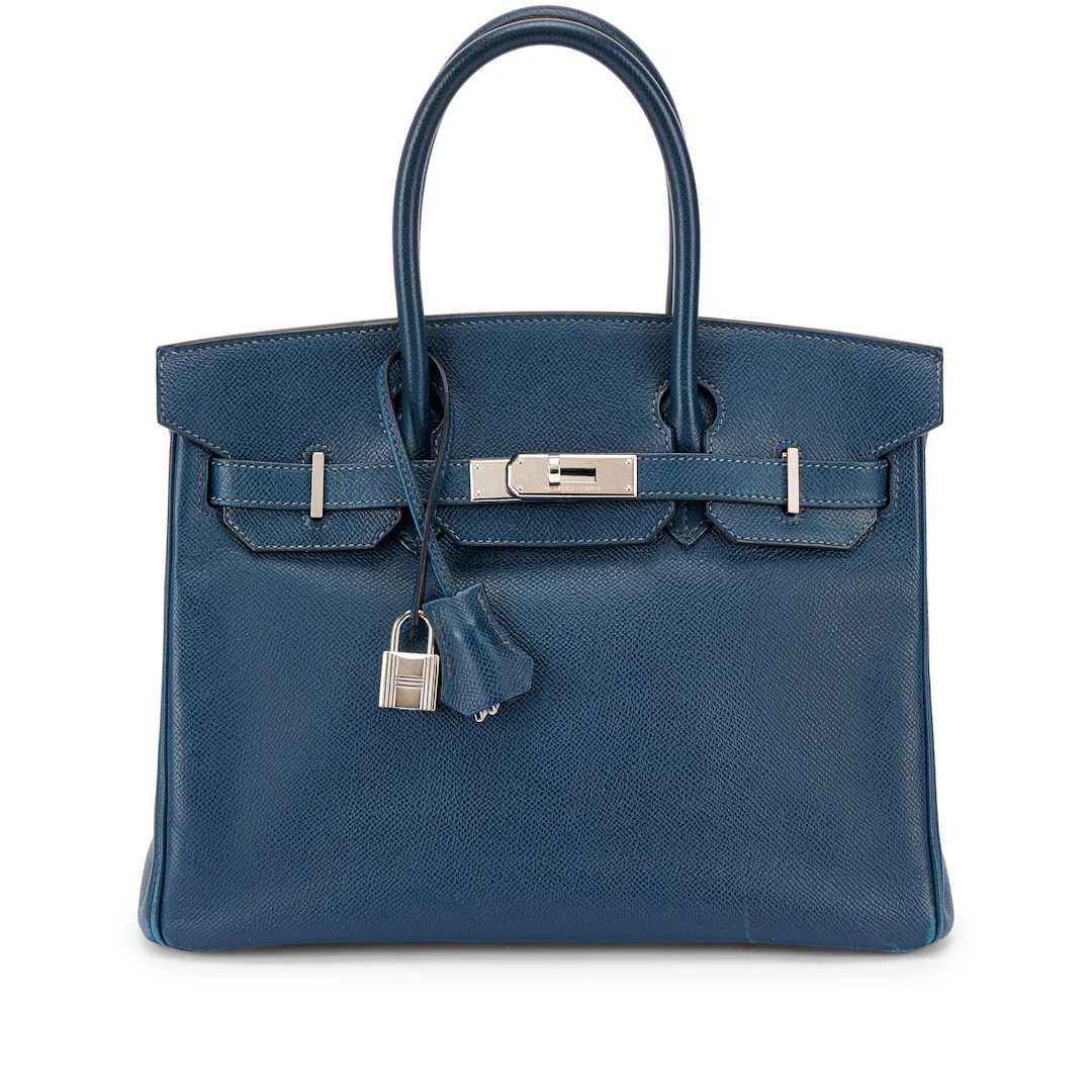 Bleu de Prusse Epsom Birkin 30 Palladium Hardware, 2008