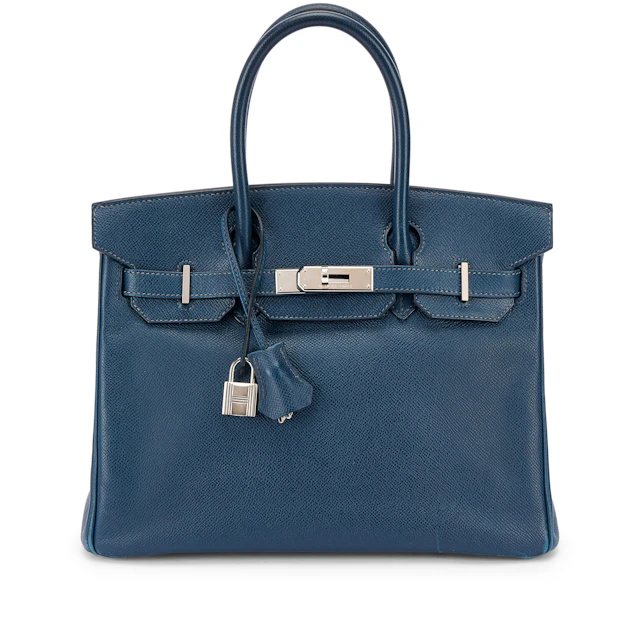 Bleu de Prusse Epsom Birkin 30 Palladium Hardware, 2008