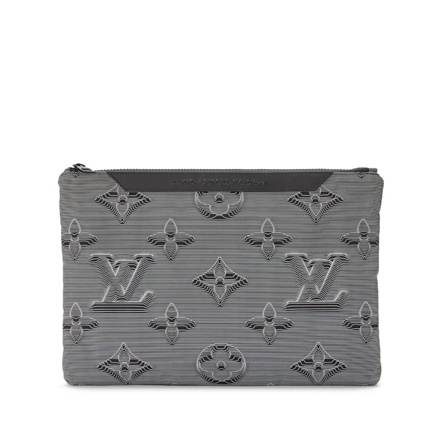 Virgil Abloh Multicolor Monogram 3D Nylon 2054 Reversible Pouch, 2020