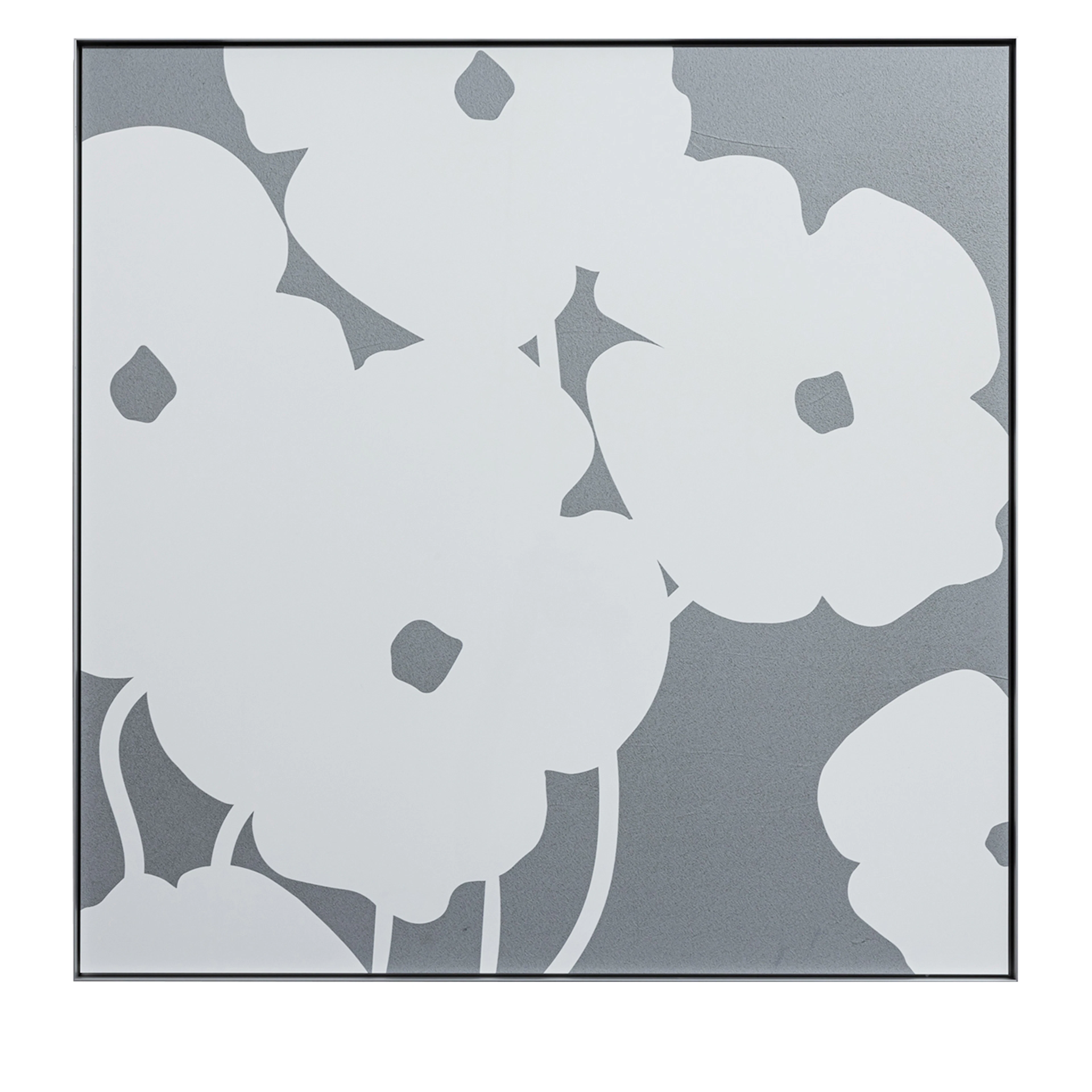 White Poppies in Cement
