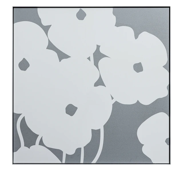 White Poppies in Cement