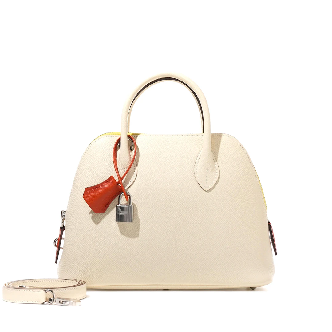 Limited Edition Nata, Terre Battue and Jaune Citron Epsom Tri-color