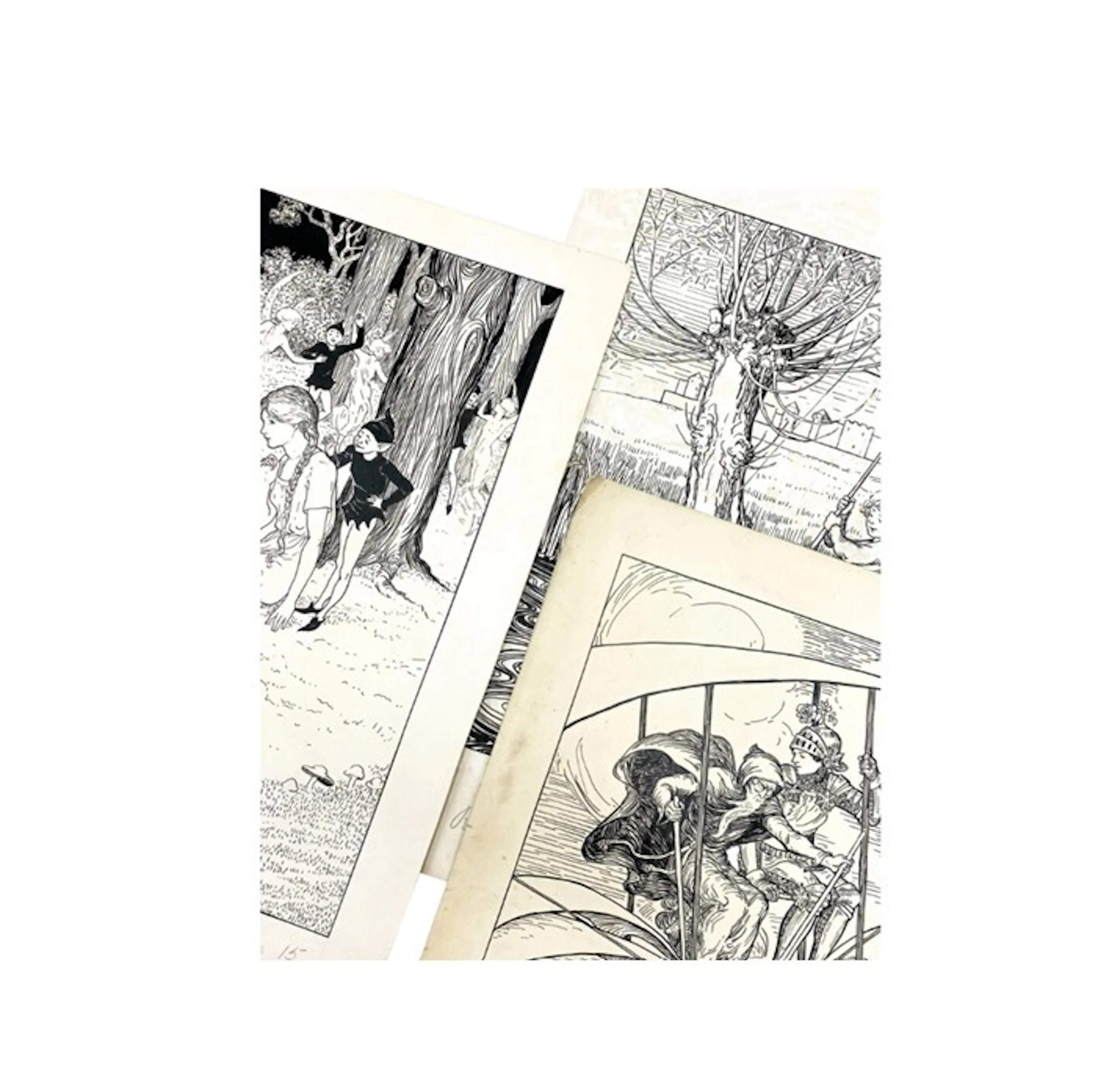 Collection Of Fairy Tale Manuscripts and Illustrations