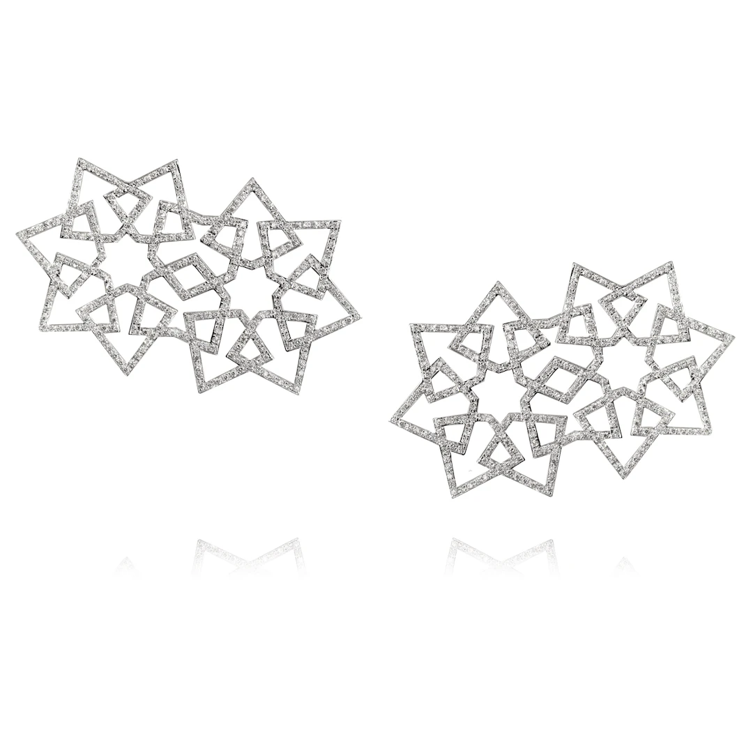 "Arabesque Deco" Earrings by Ralph Masri