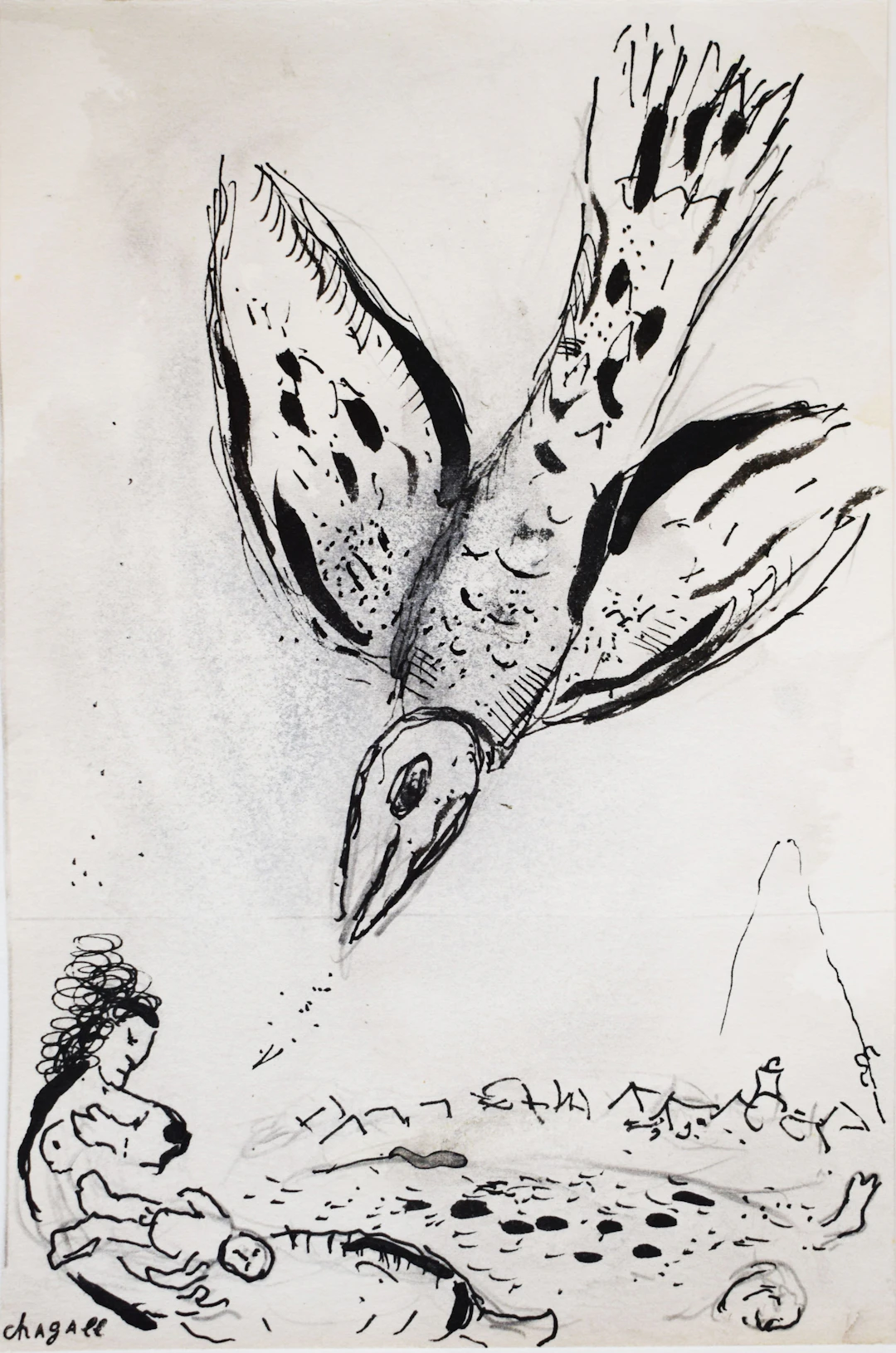 Sketch for the Cover of Andrei Voznesensky's Collection of Poems