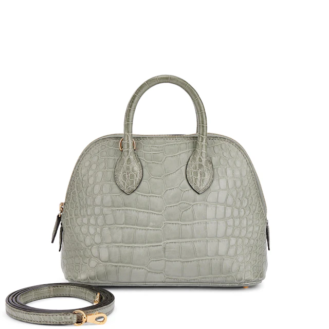 Gris Ciment Matte Alligator Mini Bolide 1923 Gold Hardware, 2023