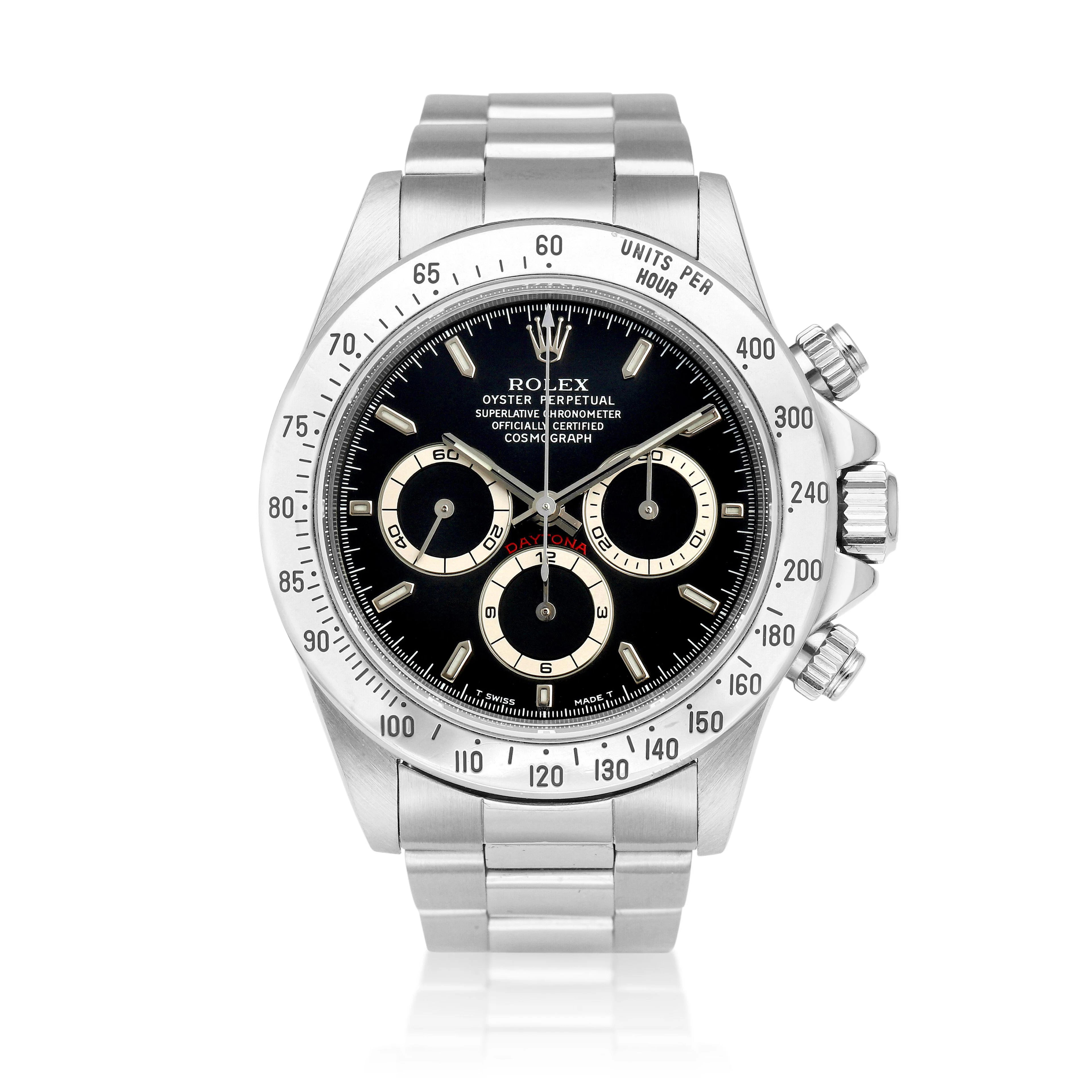 Cosmograph Daytona (Reference 16520). A 40mm stainless steel automatic