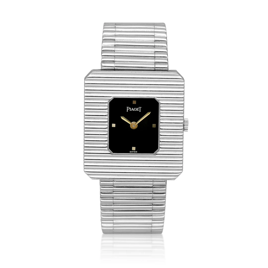 Piaget (Reference 99041). A white gold manual wind bracelet watch