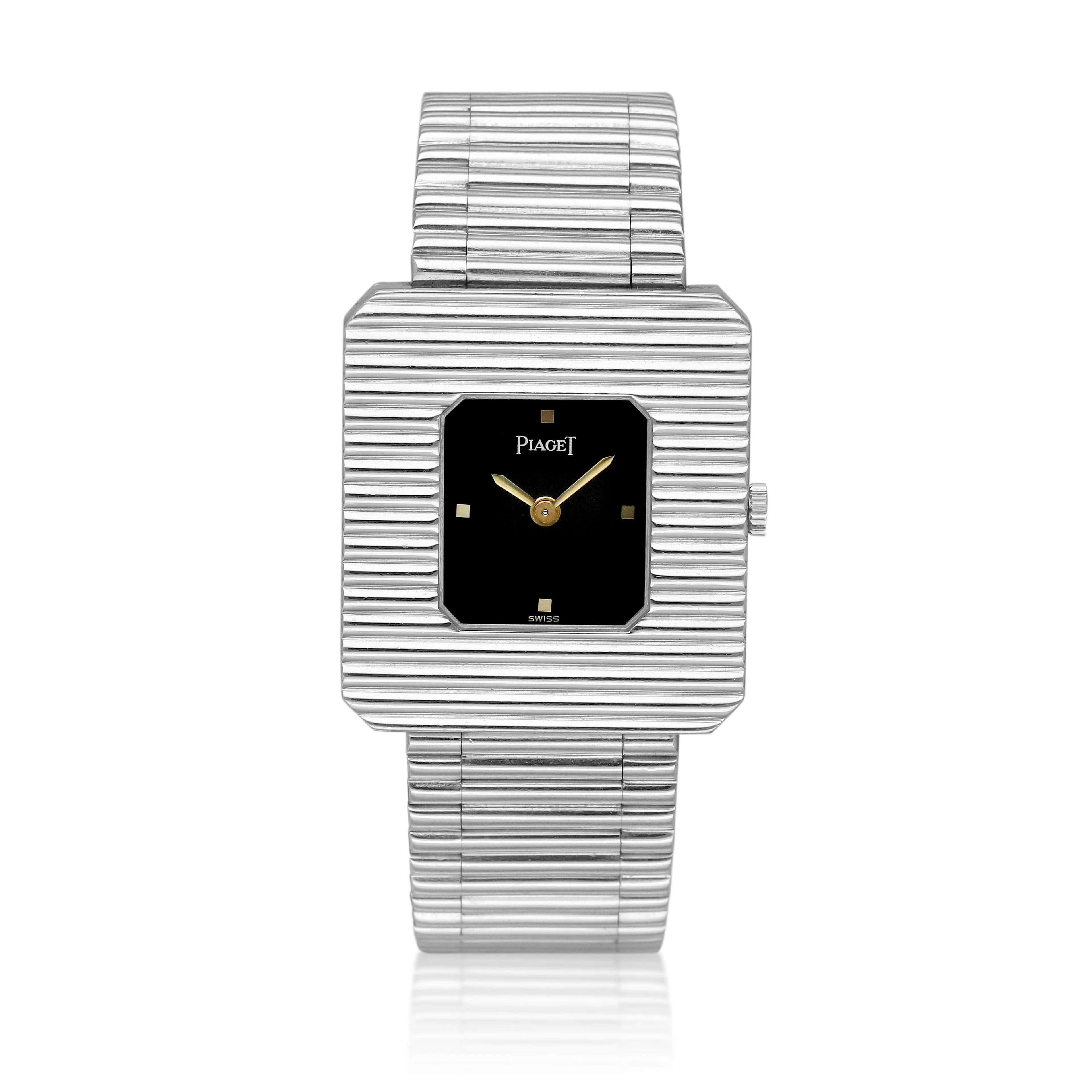 Piaget (Reference 99041). A white gold manual wind bracelet watch