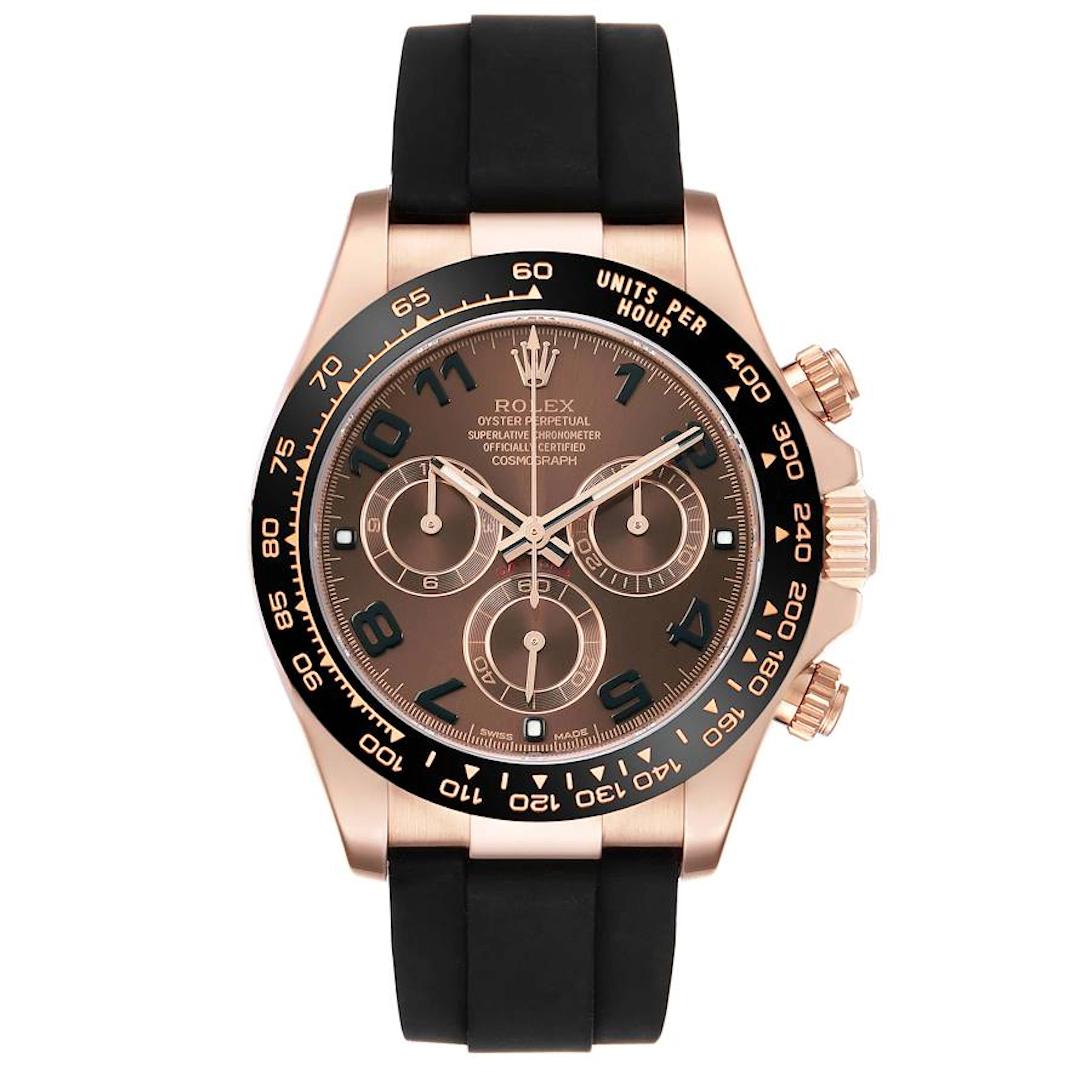 Cosmograph Daytona (Reference 116515LN). A 40mm rose gold automatic