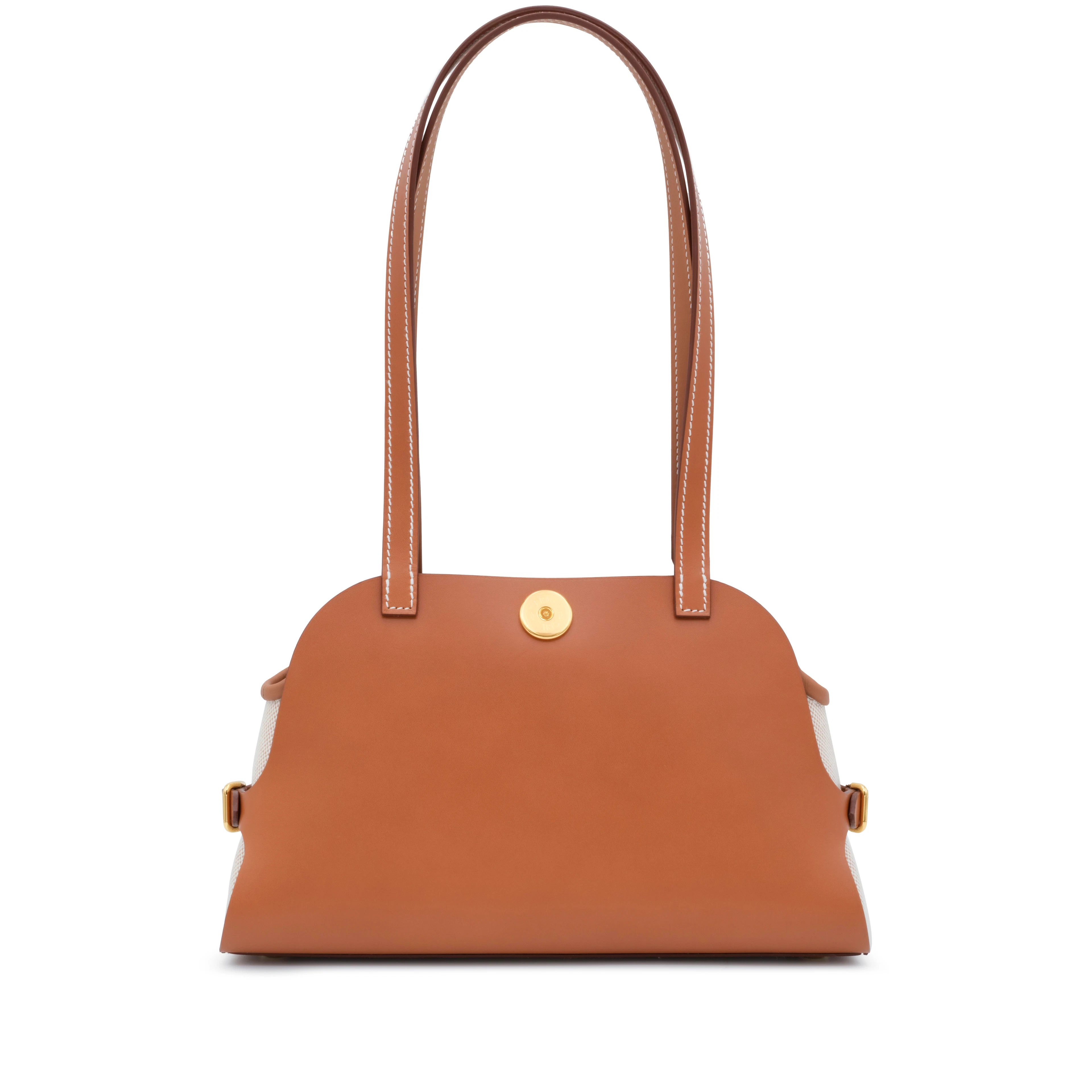Fauve Hunter, Gold Swift and Ecru and Beige H Canvas Tablier Sellier