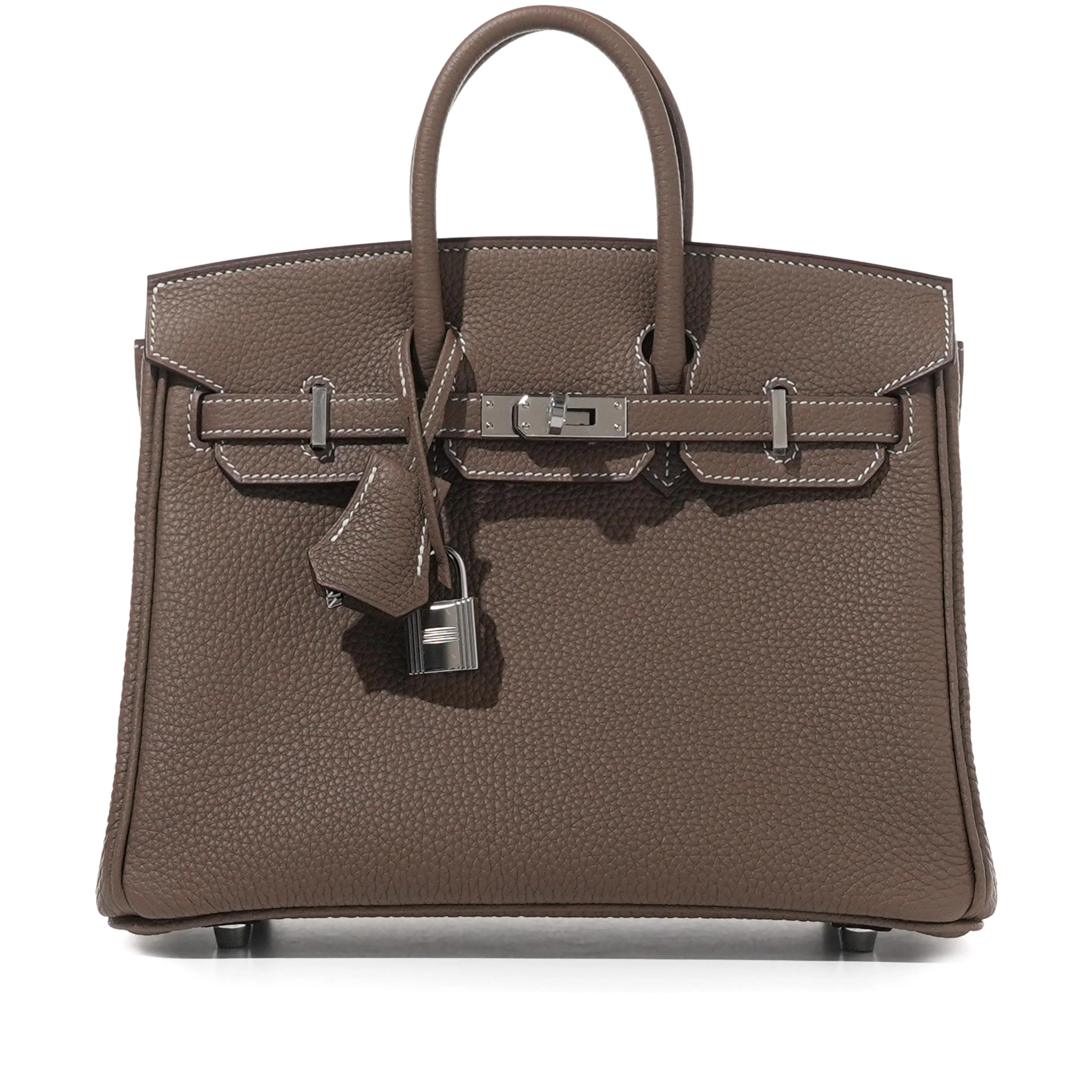 Etoupe Togo Birkin 25 Palladium Hardware, 2025