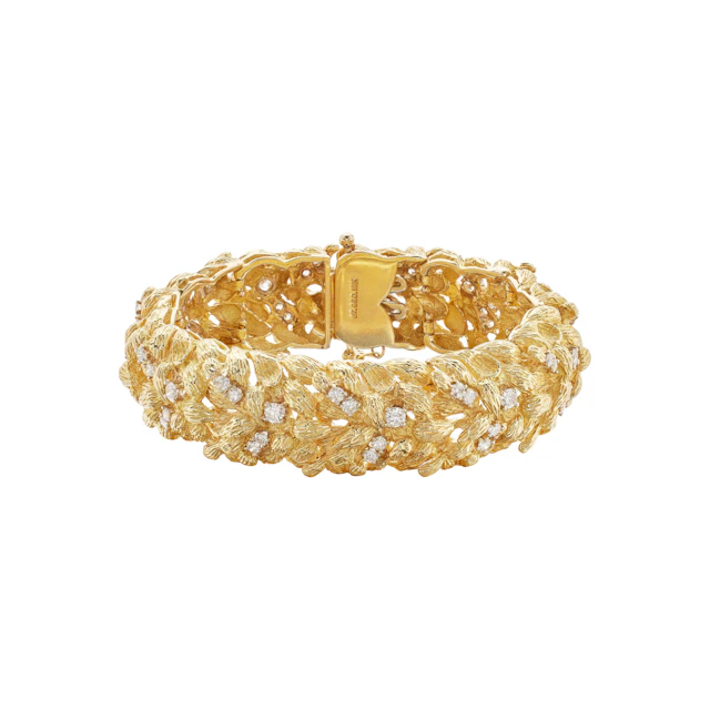 Vintage Gold and Diamond Bracelet