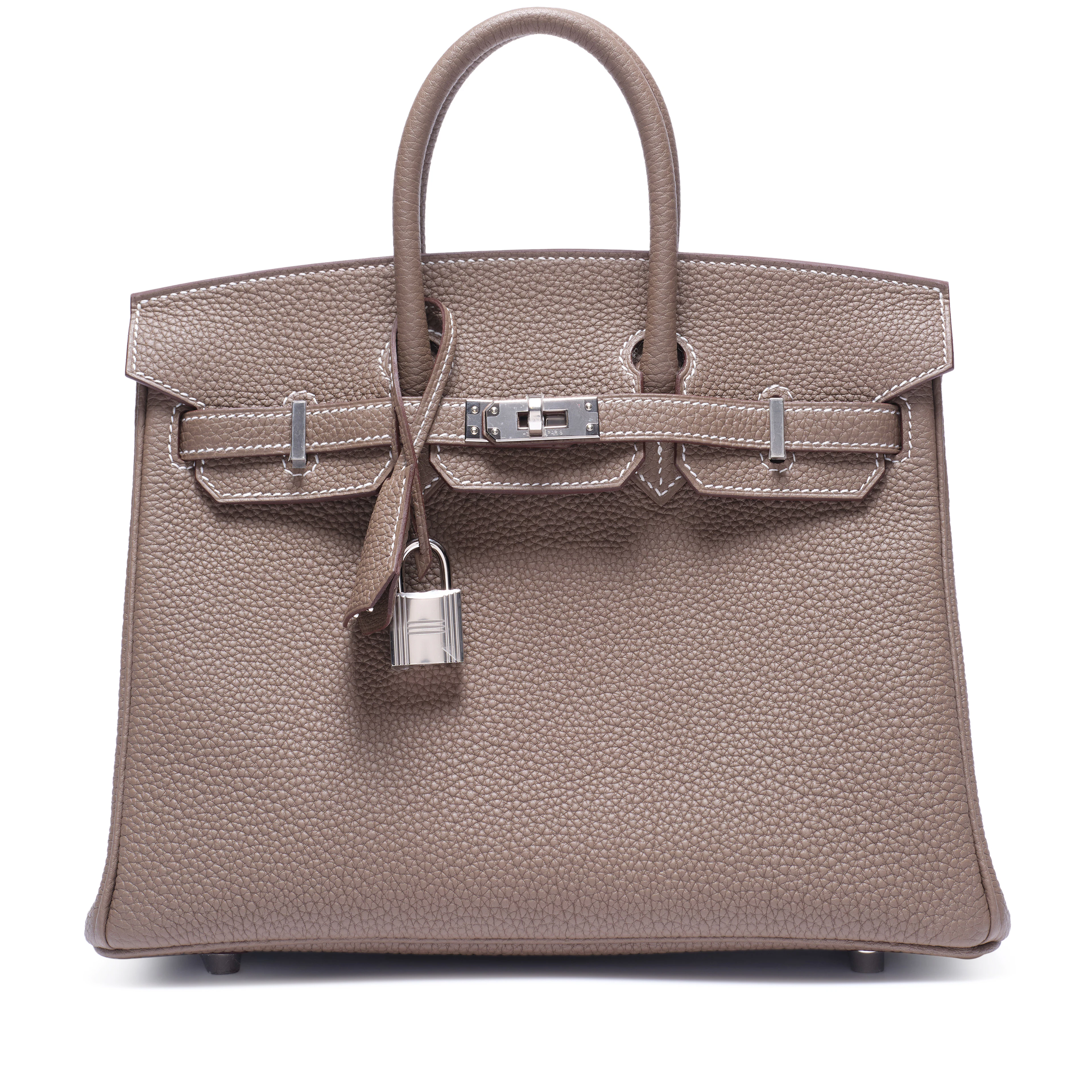 Etoupe Togo Birkin 25 Palladium Hardware, 2026