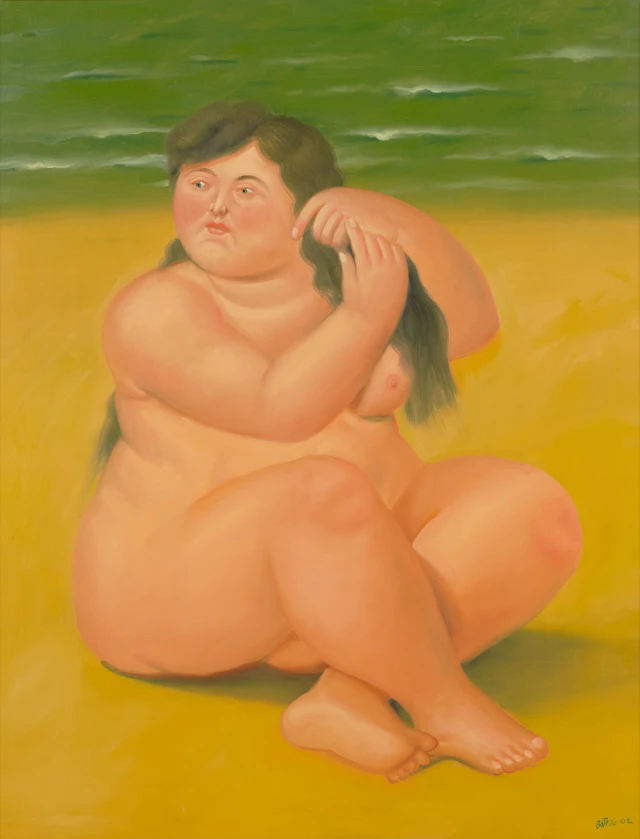 Mujer en la playa