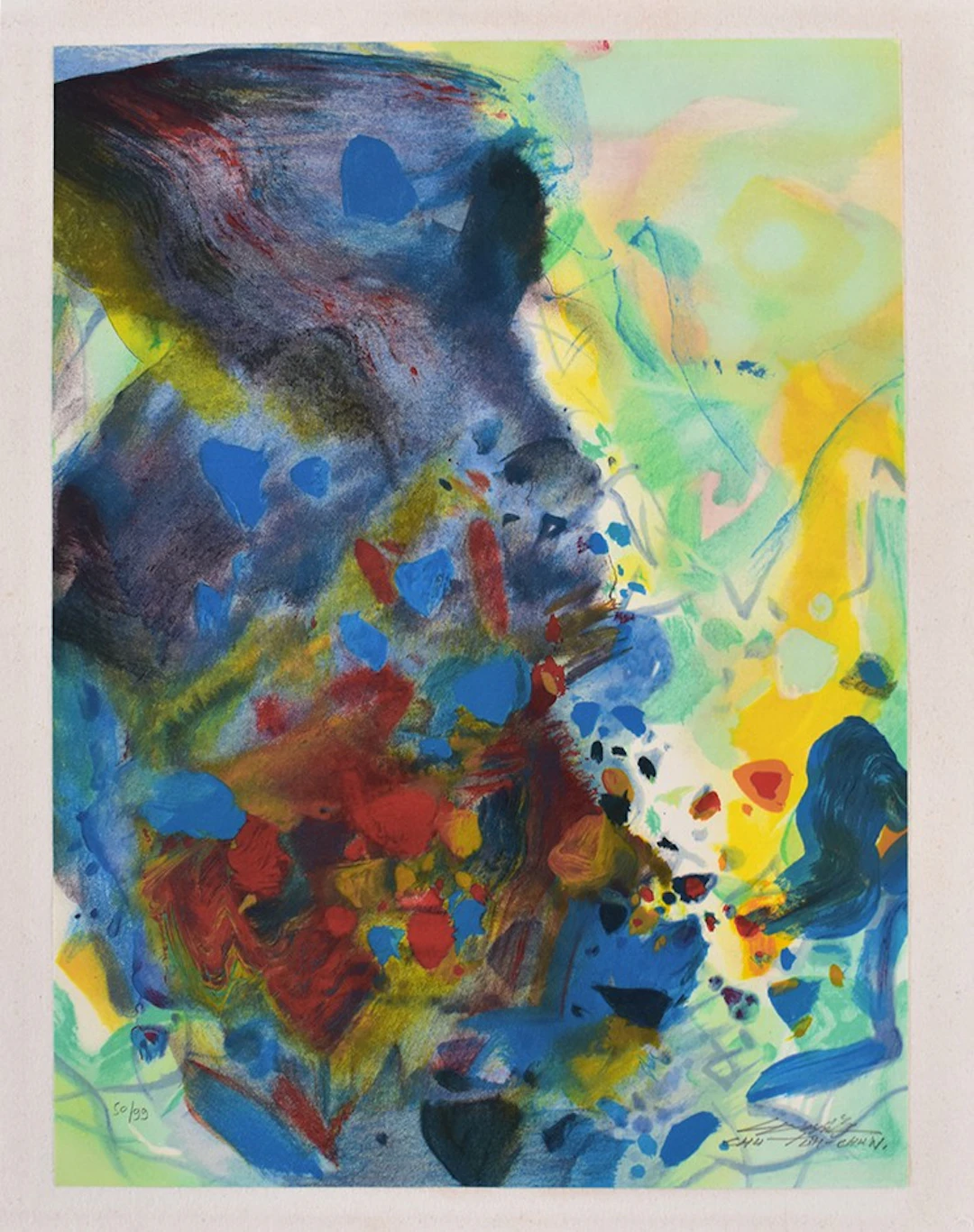 Composition II, from: Blue Season | Planche II: Saison Bleue