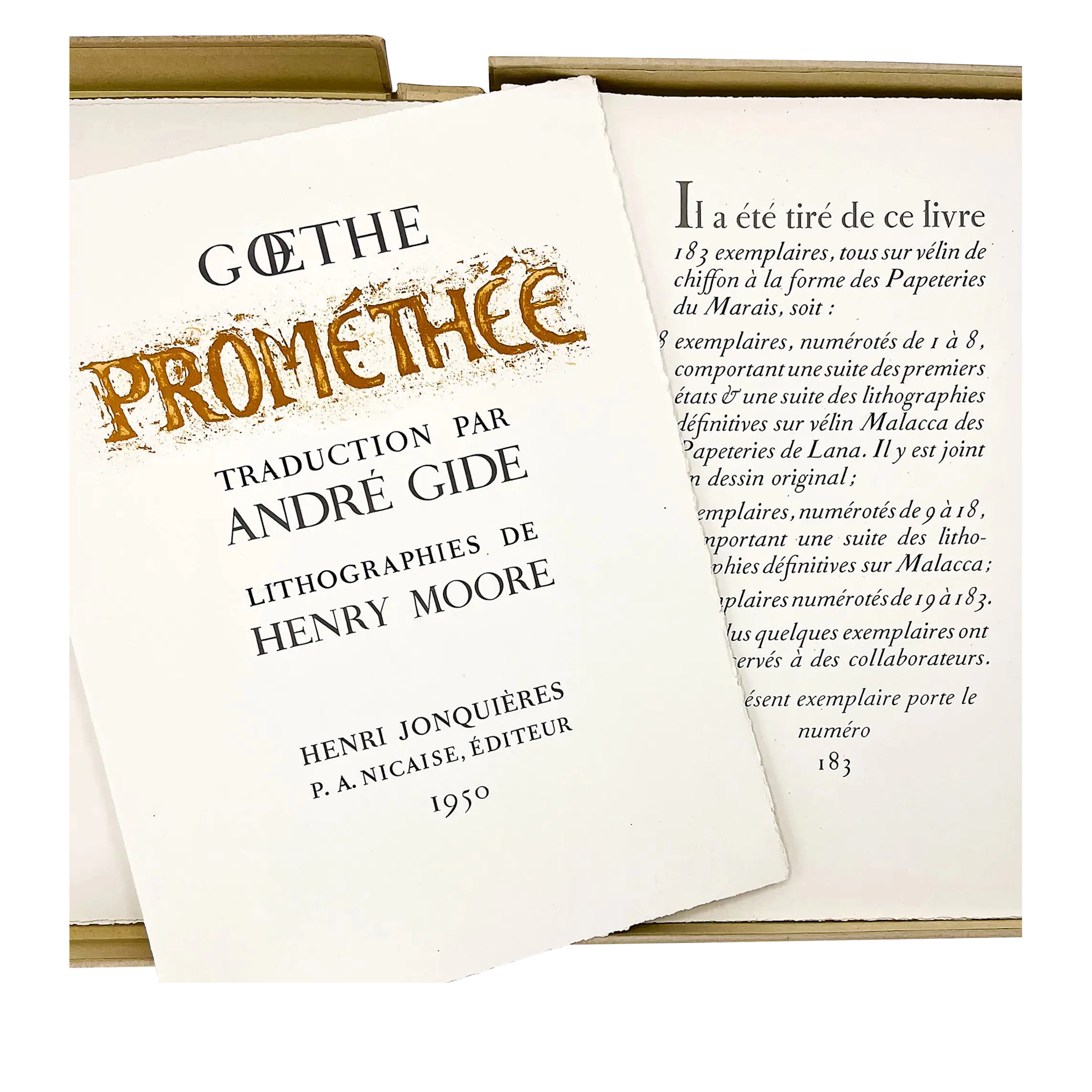 Prométhée Limited First Edition