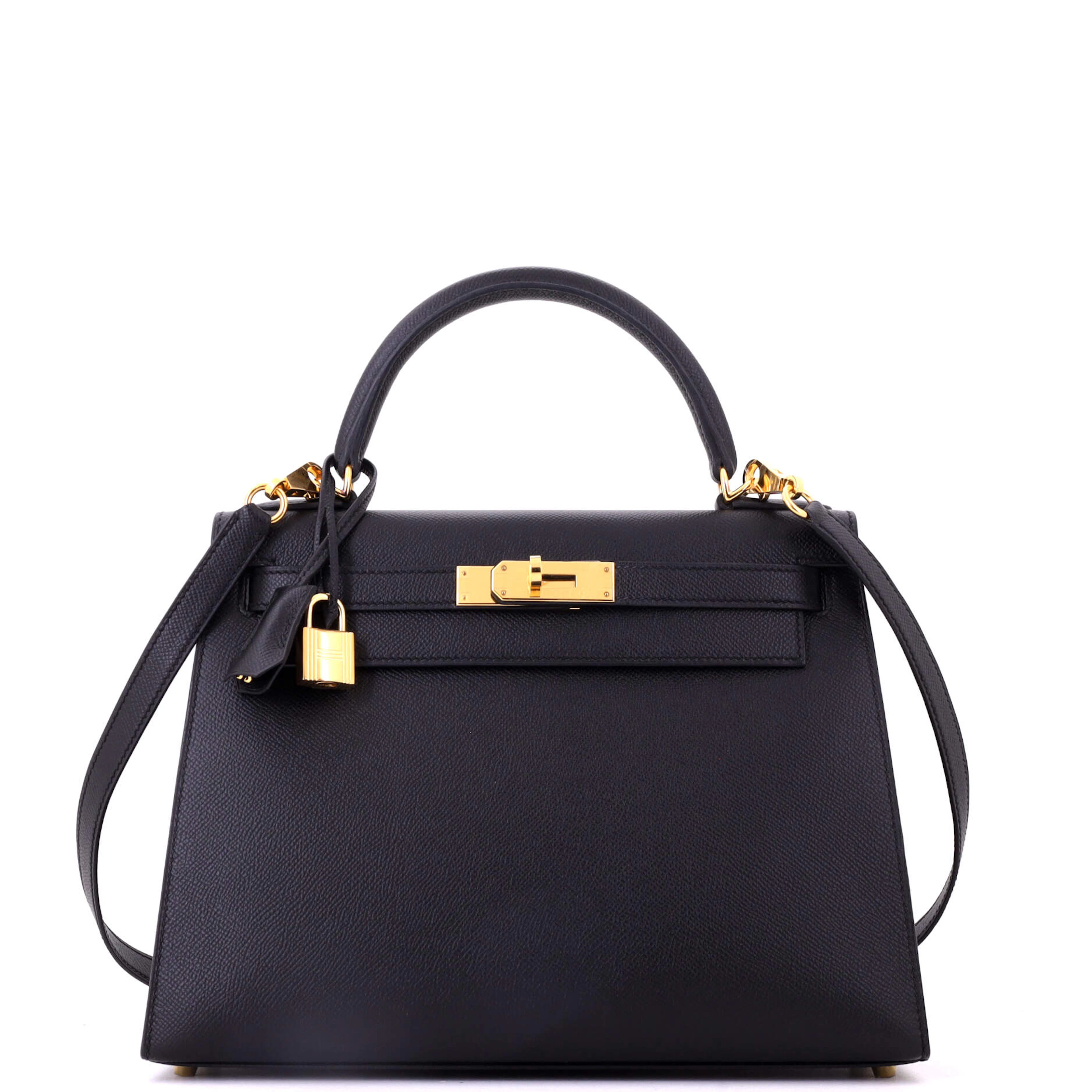 Black Epsom Sellier Kelly 28 Gold Hardware, 2019