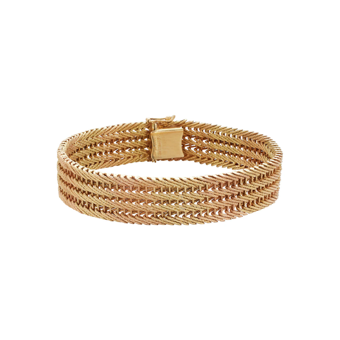 Vintage Gold and Rose Gold Bracelet