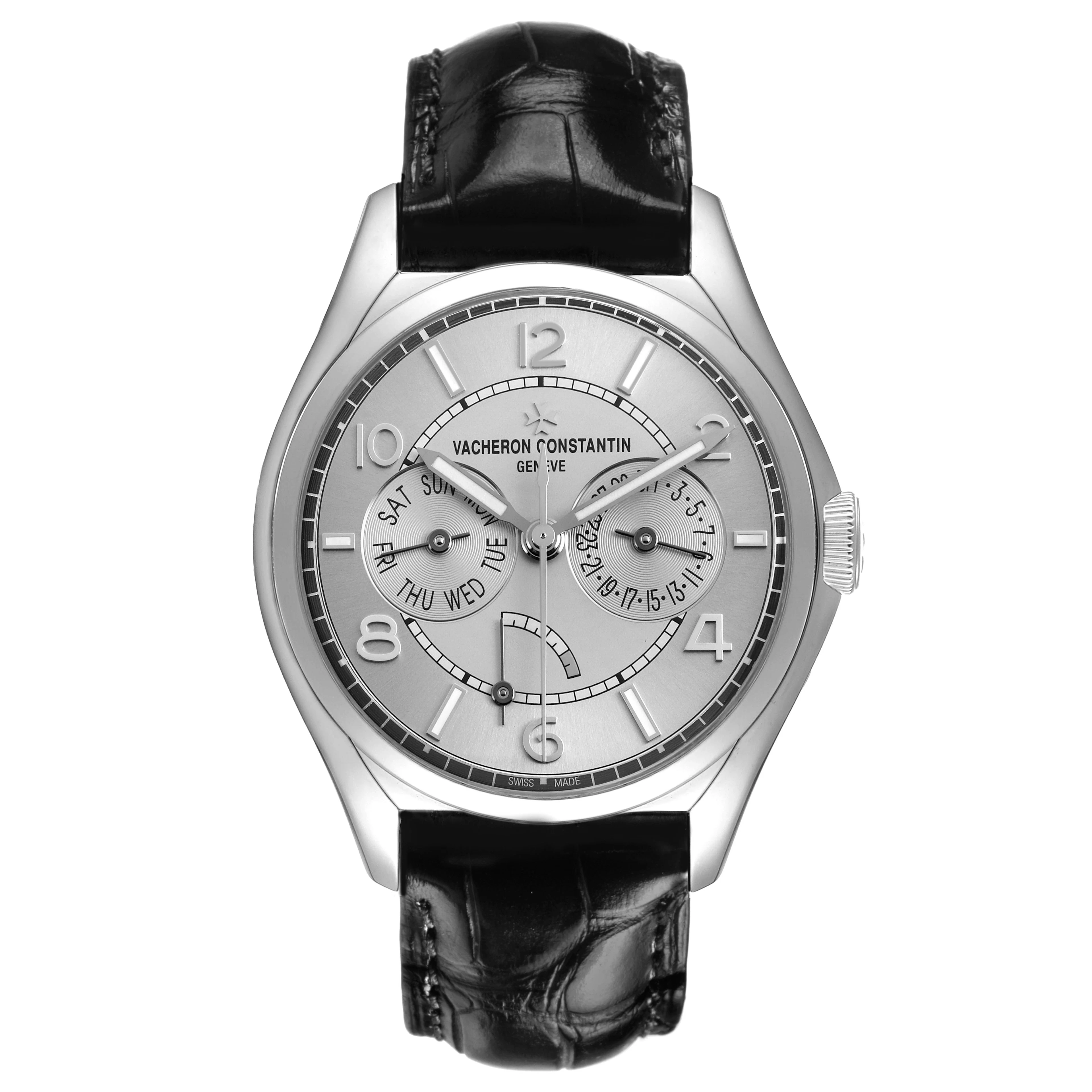 FiftySix Day-Date (Reference 4400E/000A-B437). A 40mm stainless steel