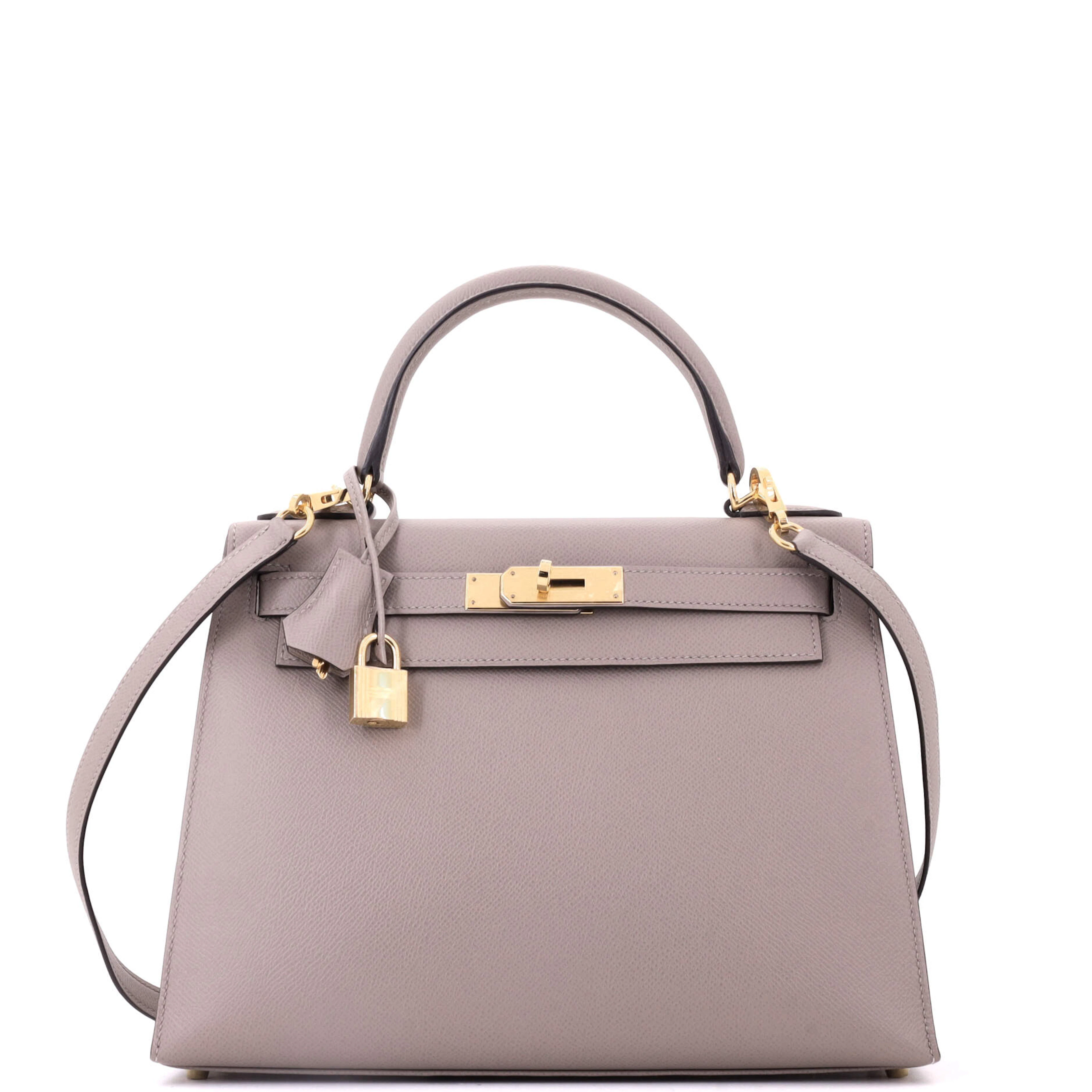 Gris Asphalte Epsom Sellier Kelly 28 Gold Hardware, 2021