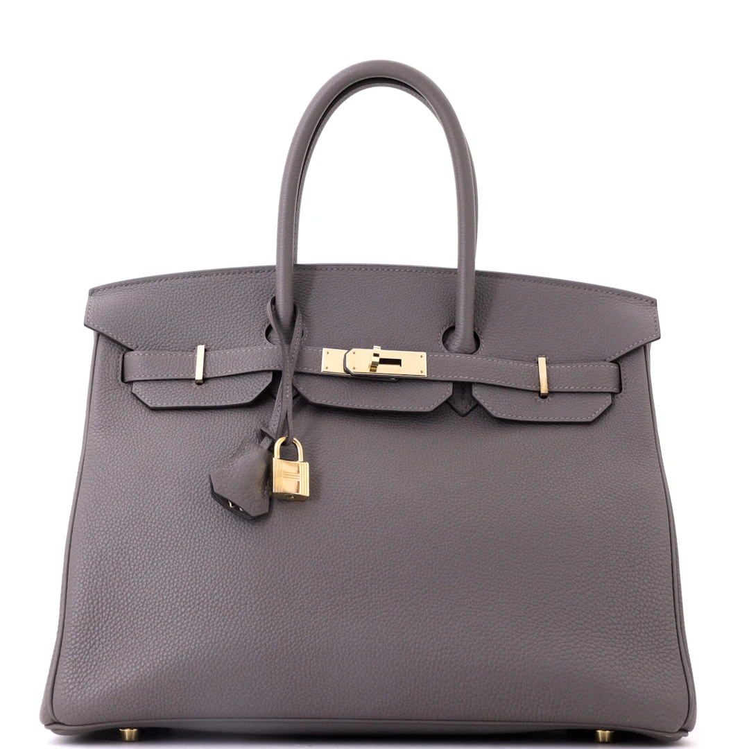 Gris Meyer Togo Birkin 35 Gold Hardware, 2024