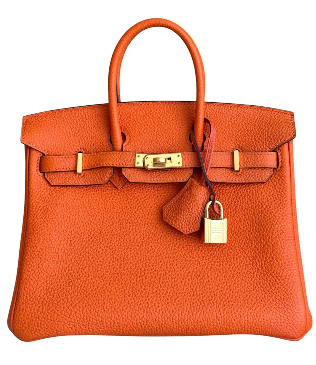 Orange Togo Birkin 25 Gold Hardware, 2018