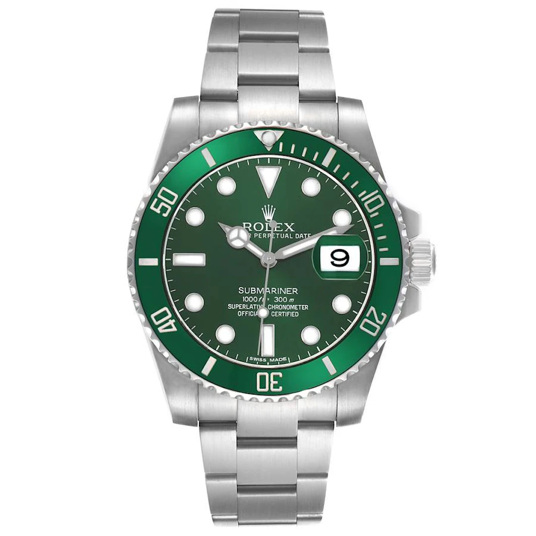 Submariner 'Hulk' (Reference 116610LV). A 40mm stainless steel automatic