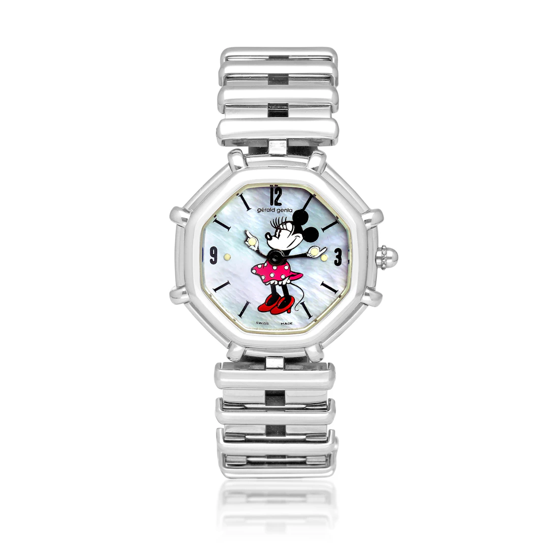 (Reference G.3491.7). A stainless steel quartz wristwatch with mother-of-pearl