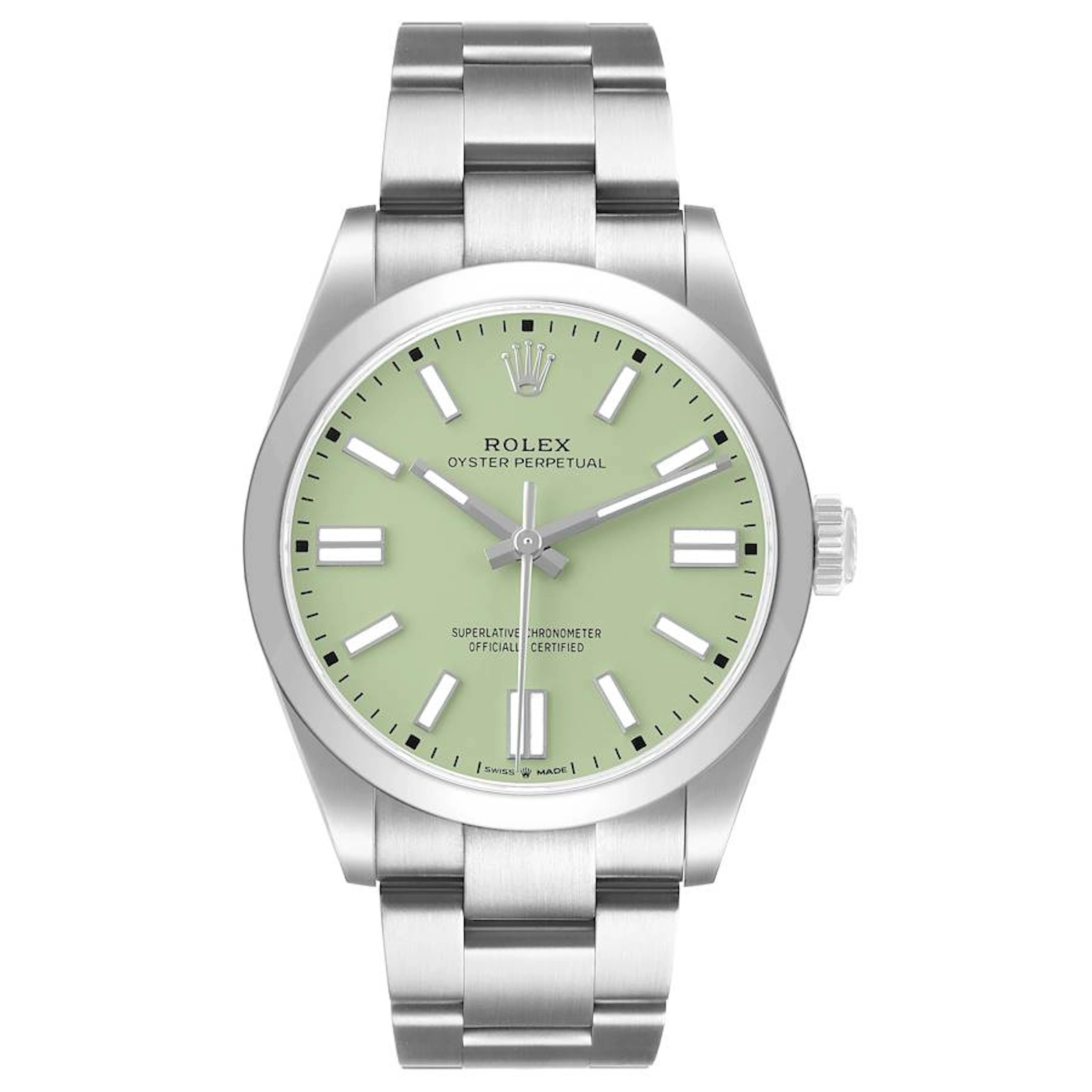 Oyster Perpetual 'Pistachio' (Reference 134300). A 41mm stainless