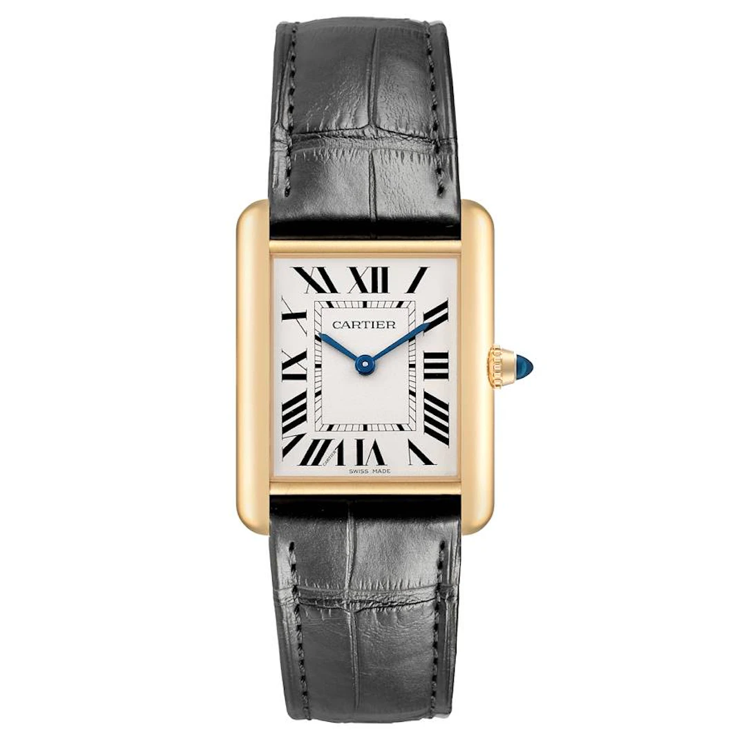 Tank Louis Medium (Reference WGTA0067). A 33.7mm yellow gold quartz wristwatch.