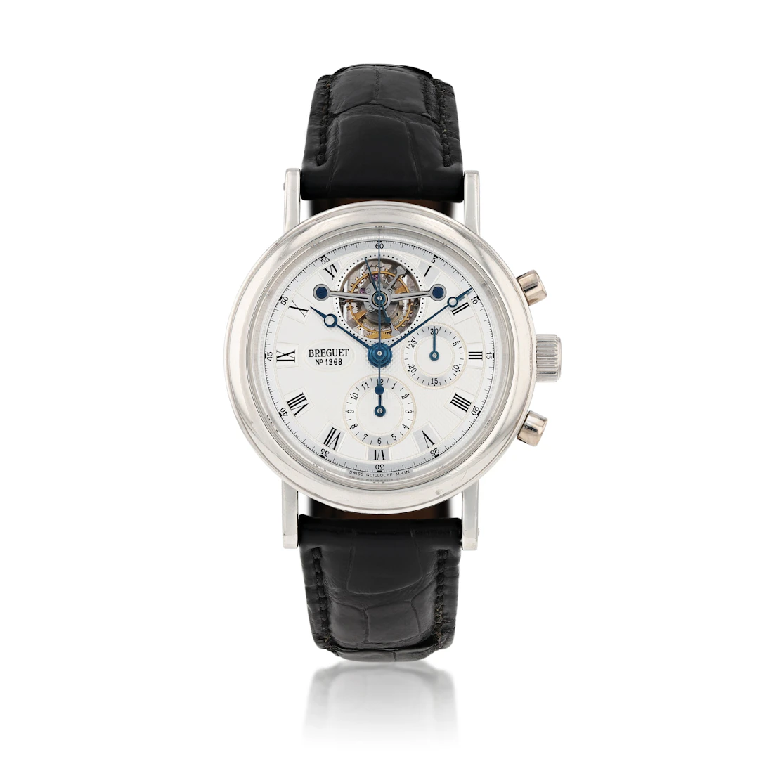 Reference 3577 | Platinum tourbillon chronograph wristwatch | Circa 2005