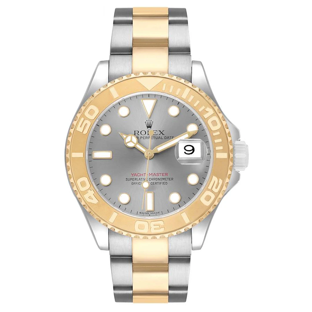 Yacht-Master (Reference 16623). A 40mm yellow gold stainless steel