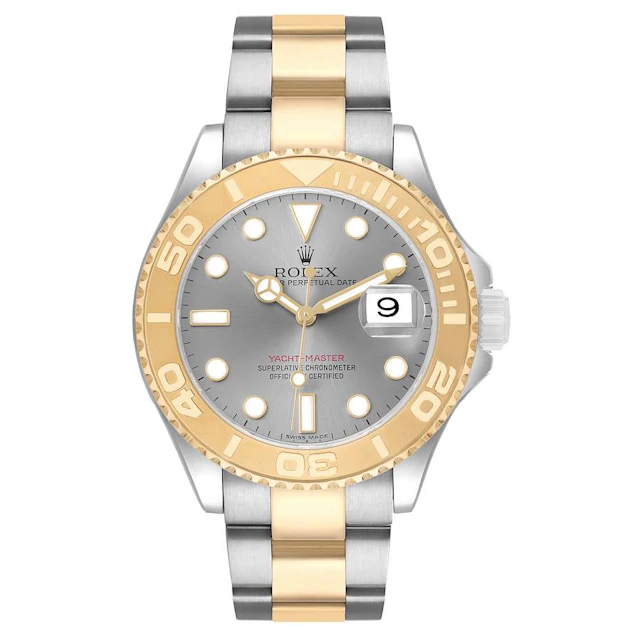 Yacht-Master (Reference 16623). A 40mm yellow gold stainless steel