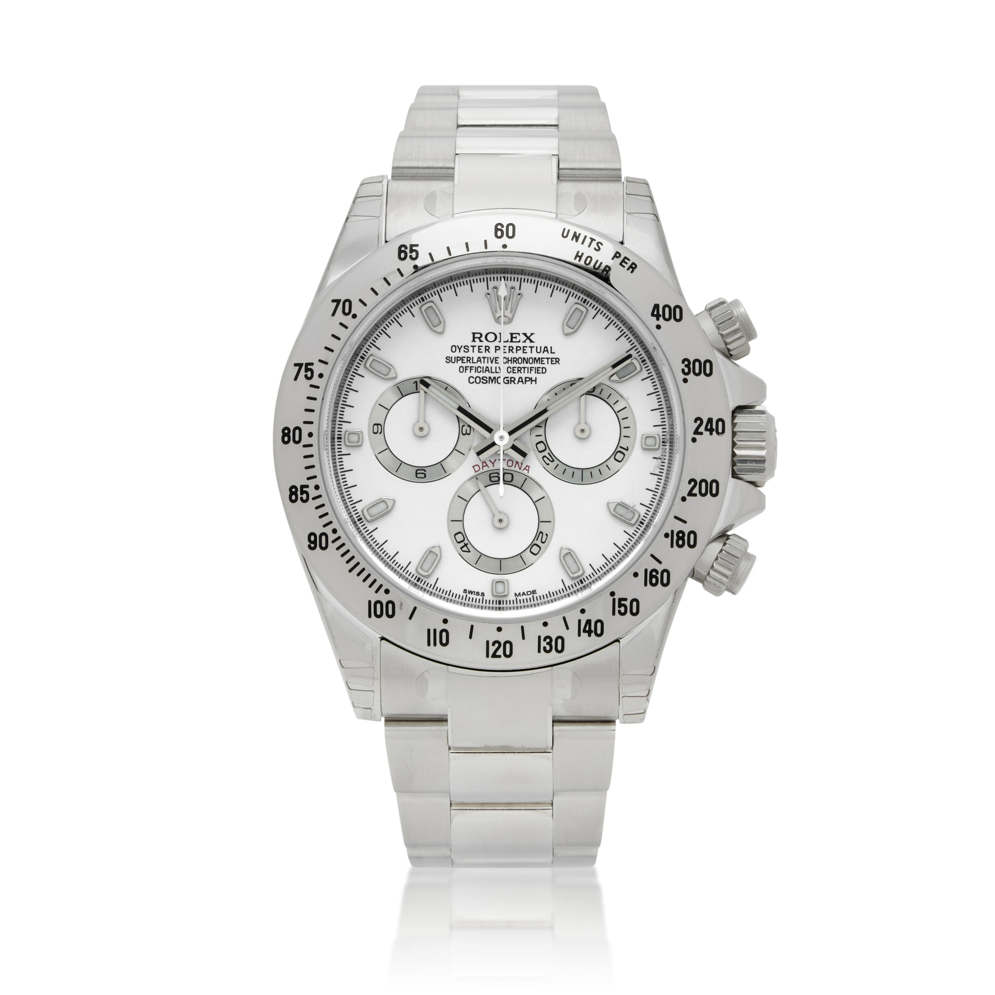 Cosmograph Daytona White 'APH' Blue Lume Error Dial (Reference 116520).