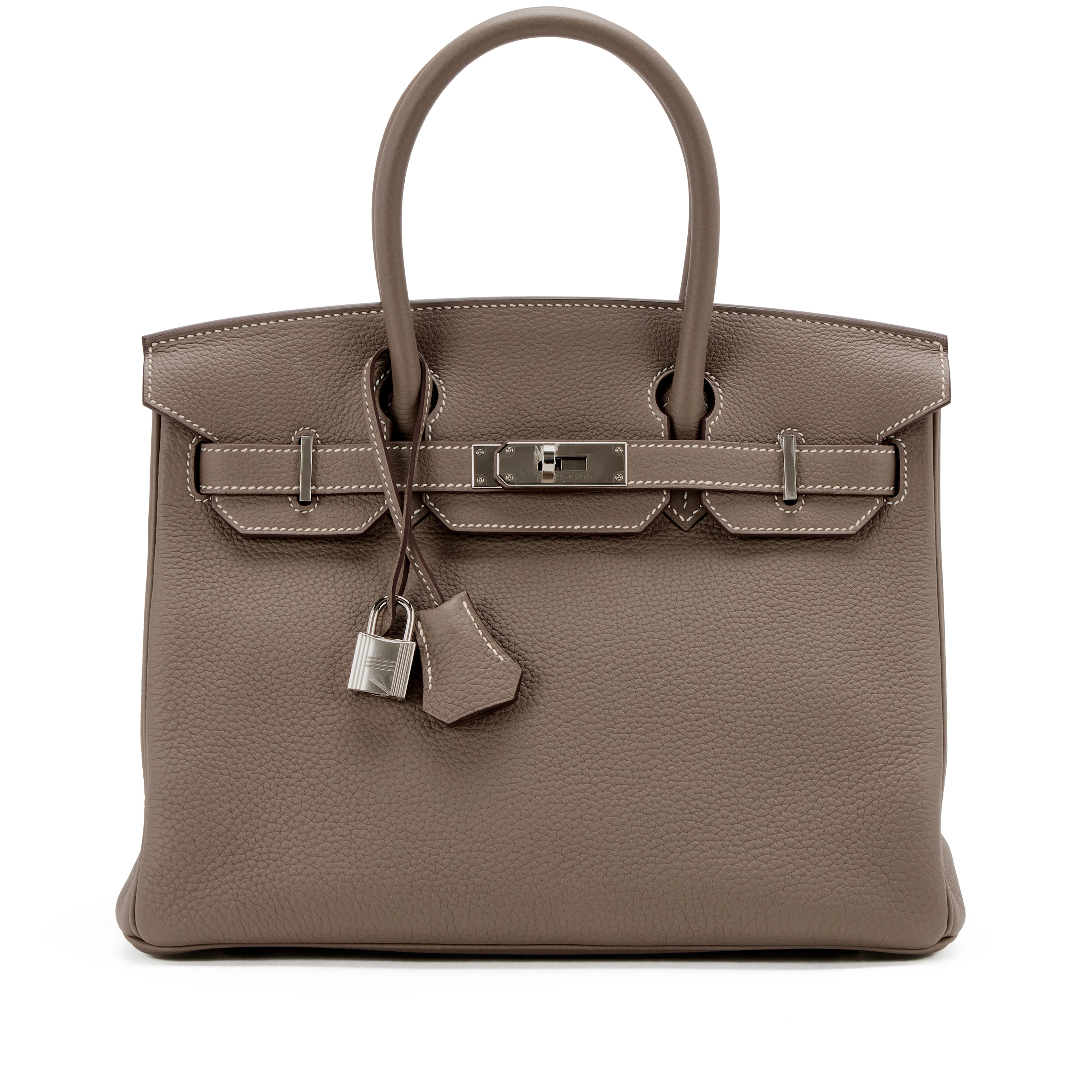 Etoupe Togo Birkin 30 Palladium Hardware