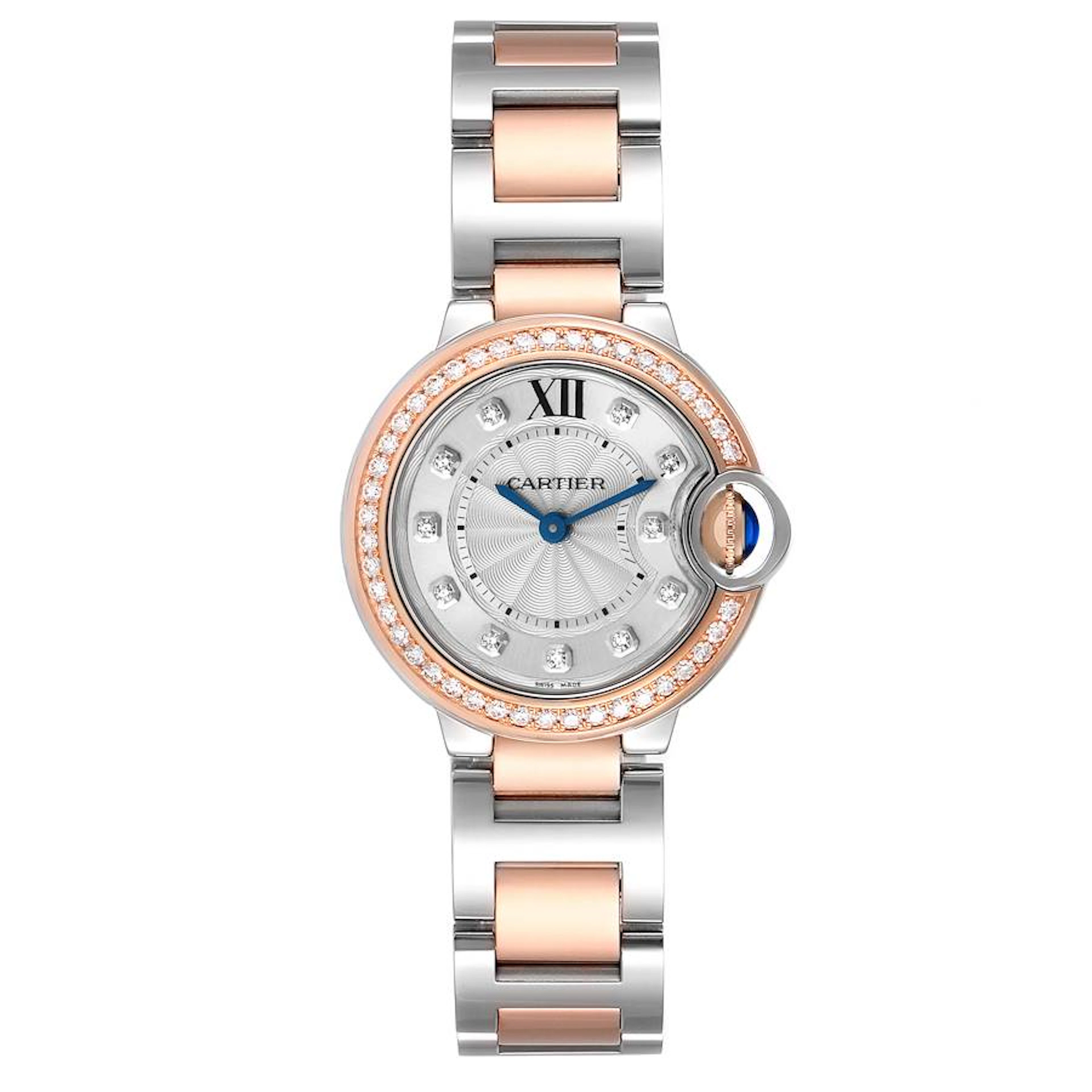 Ballon Blue (Reference WE902076). A 28mm rose gold stainless steel