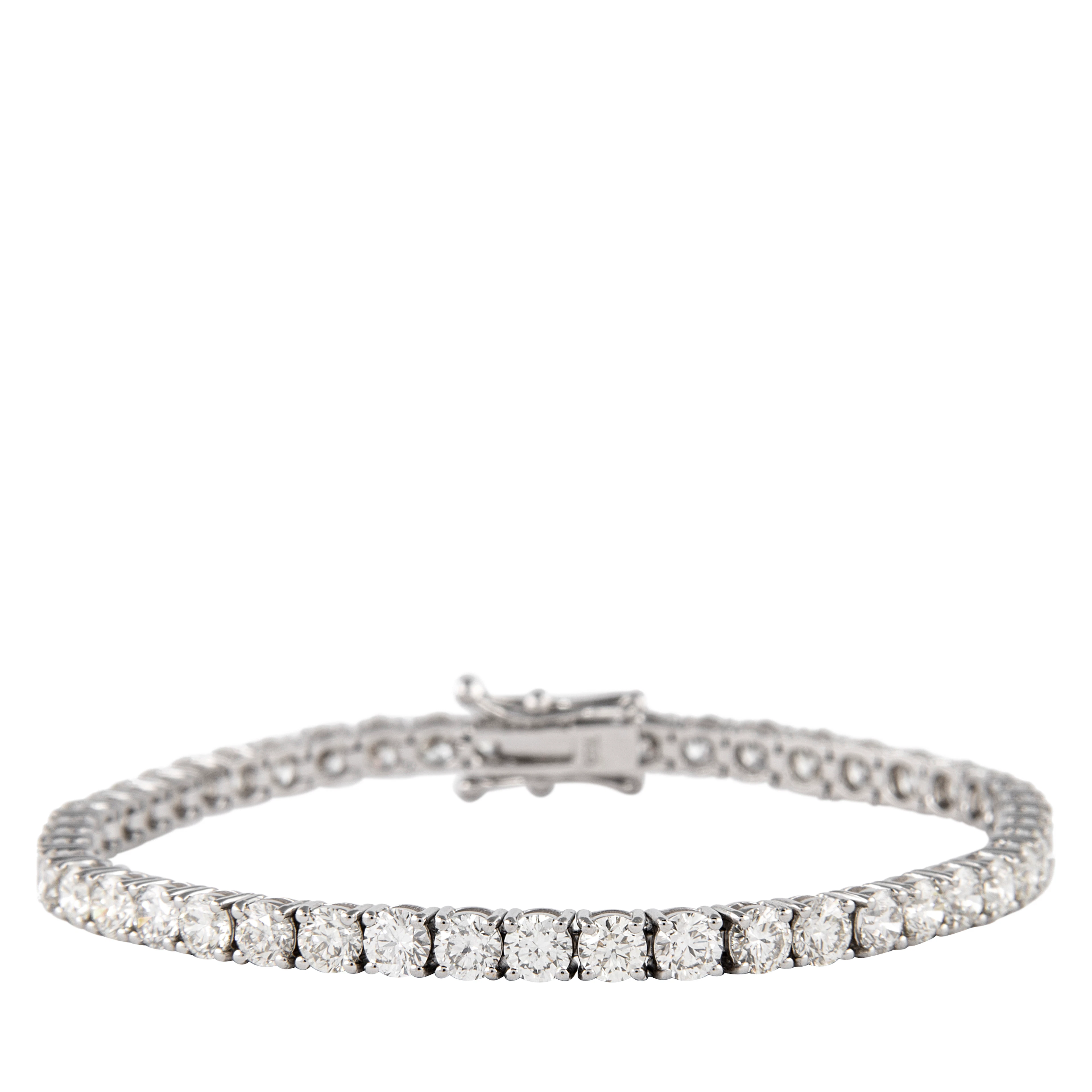 White Gold and 10.25ctw Diamond Tennis Bracelet