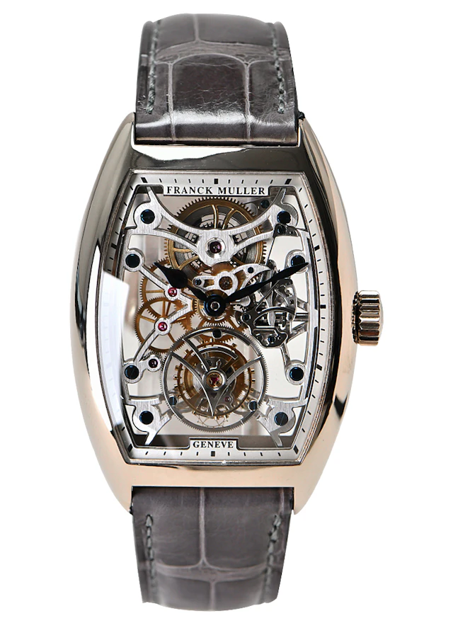 Cintree Curvex (Reference 7880 T SQT). A 39.6mm white gold manual