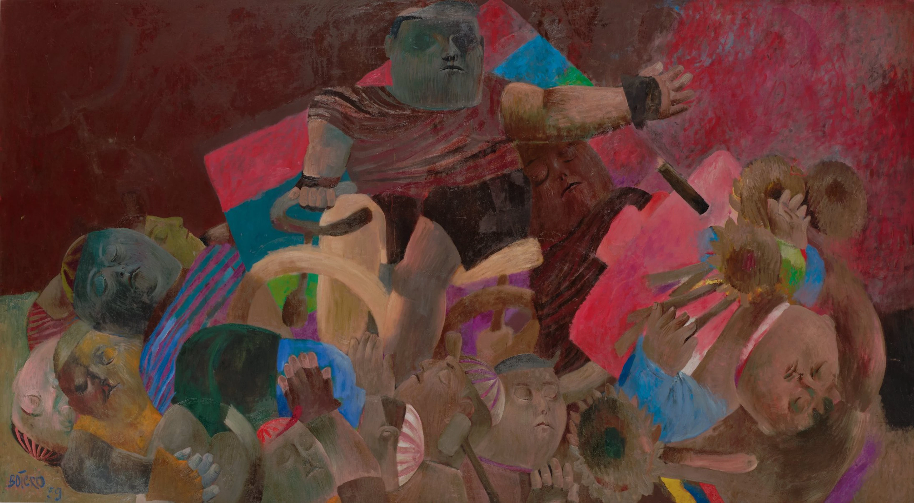 Apotheosis of Ramón Hoyos