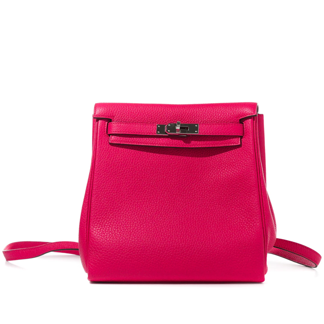 Rose Extrême Togo Kelly Ado Palladium Hardware, 2020