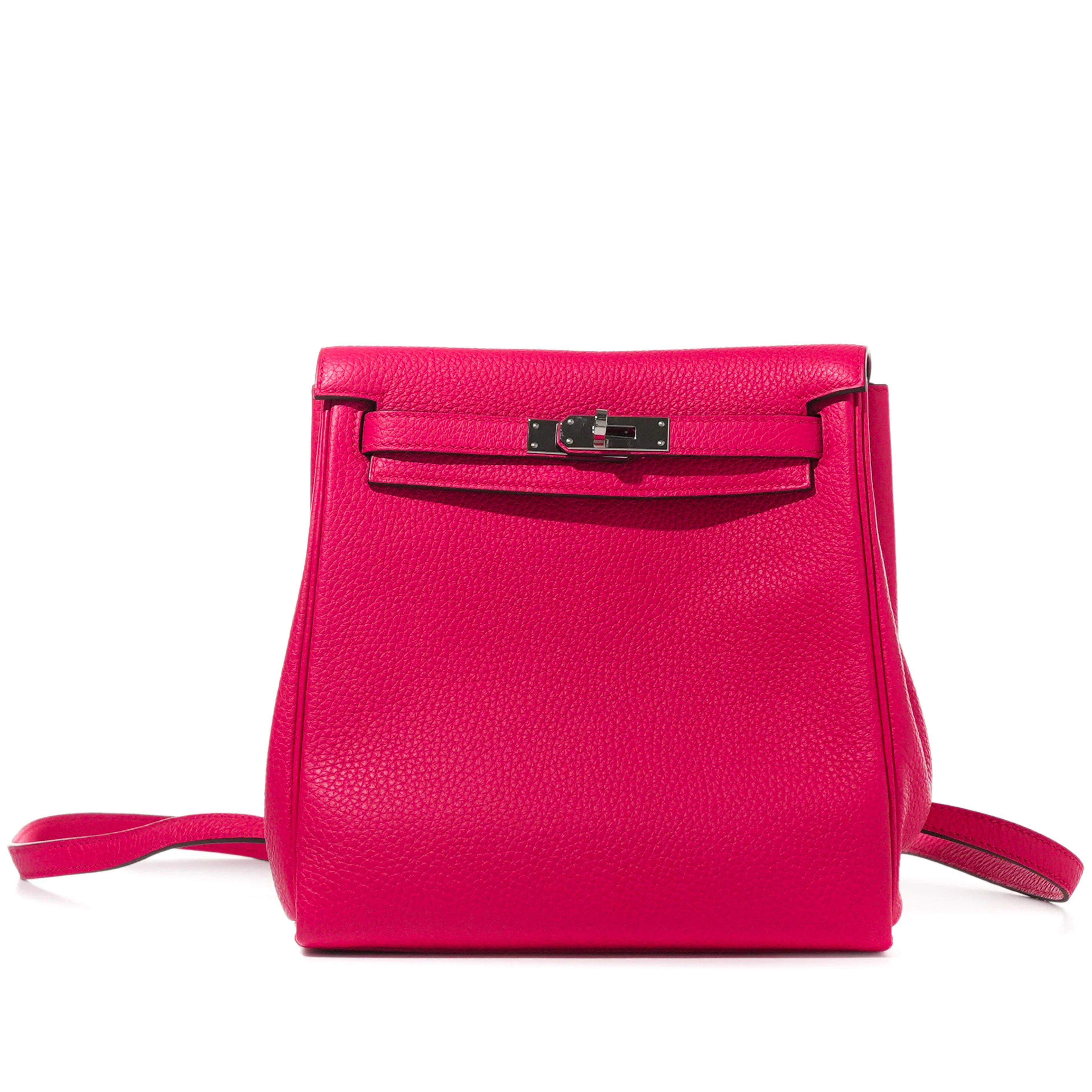 Rose Extrême Togo Kelly Ado Palladium Hardware, 2020