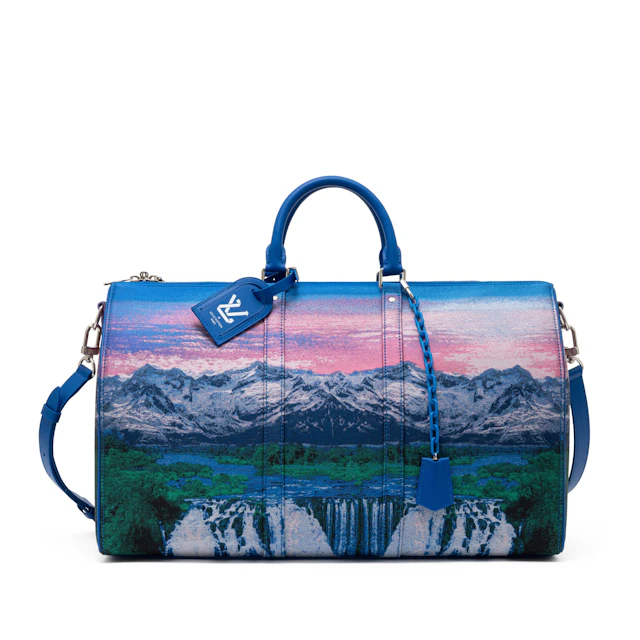 Virgil Abloh Multicolor Jacquard Polyester Landscape Keepall 50 Bandoulière