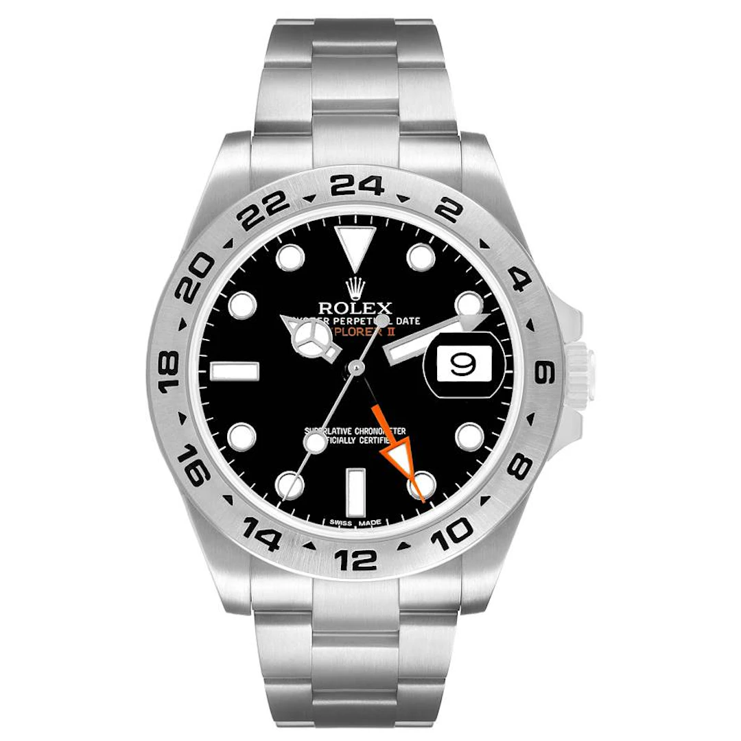 Explorer II (Reference 216570). A 42mm stainless steel automatic wristwatch