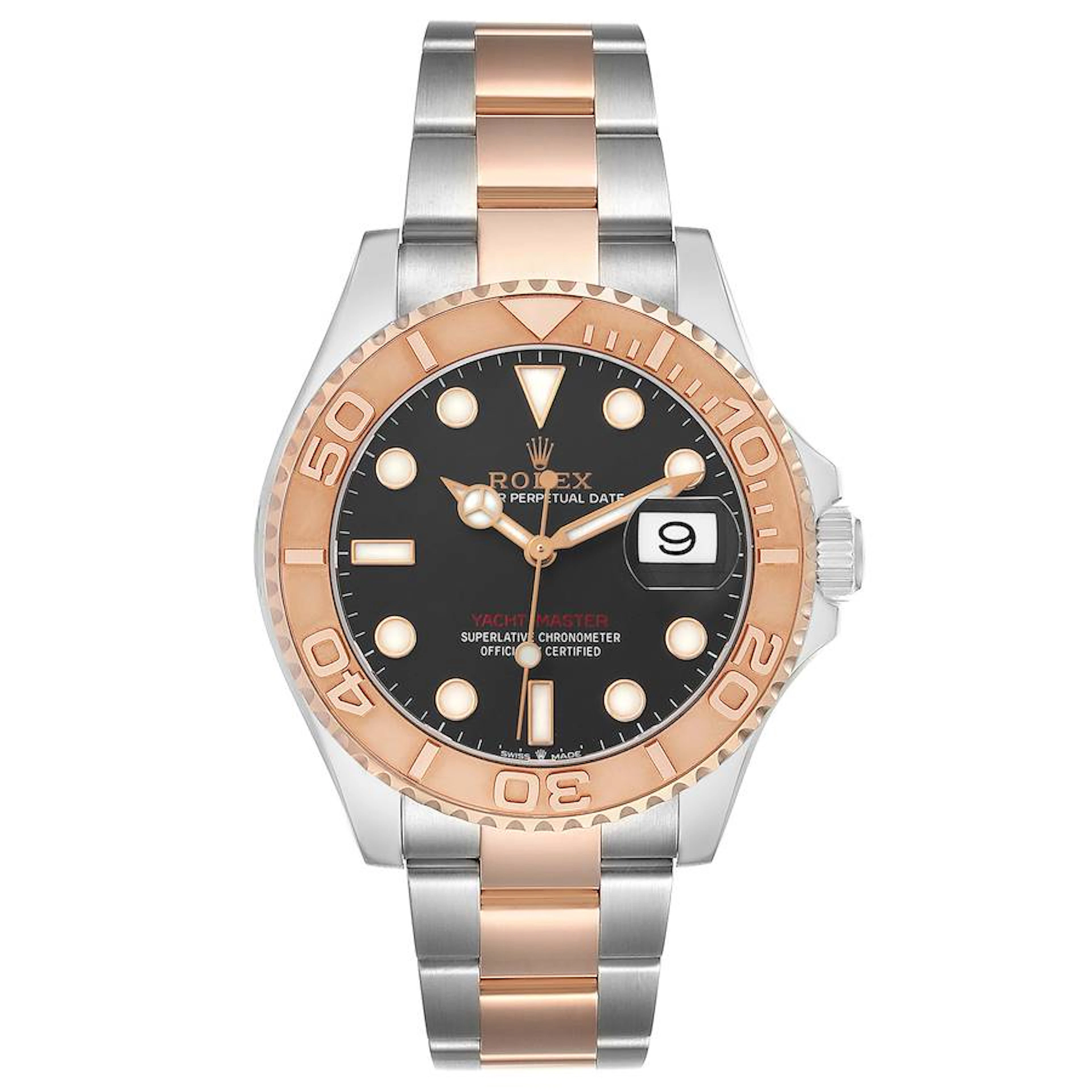 Yacht-Master (Reference 126621). A 40mm stainless steel rose gold