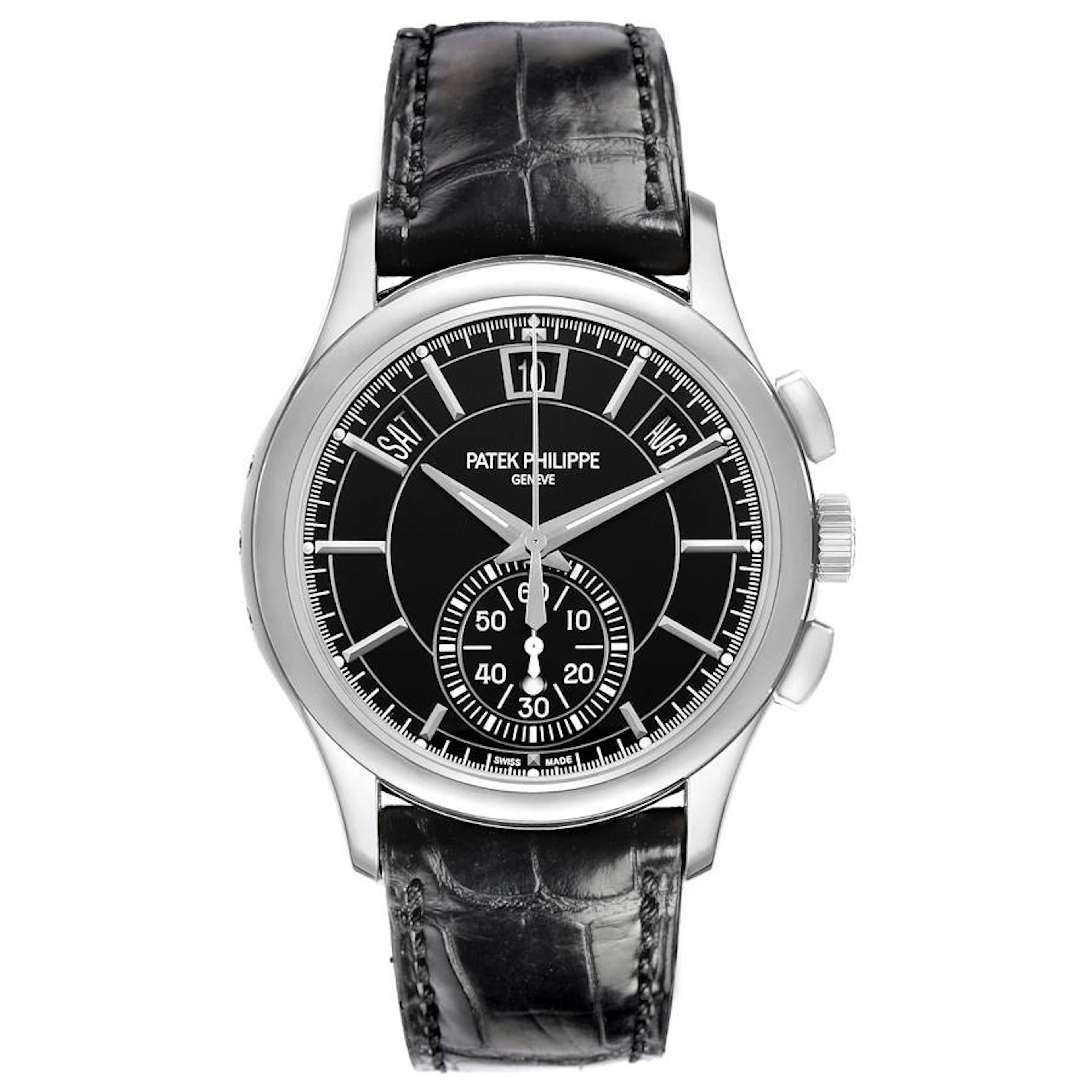 Complications (Reference 5905P-010). A 40mm platinum automatic wristwatch