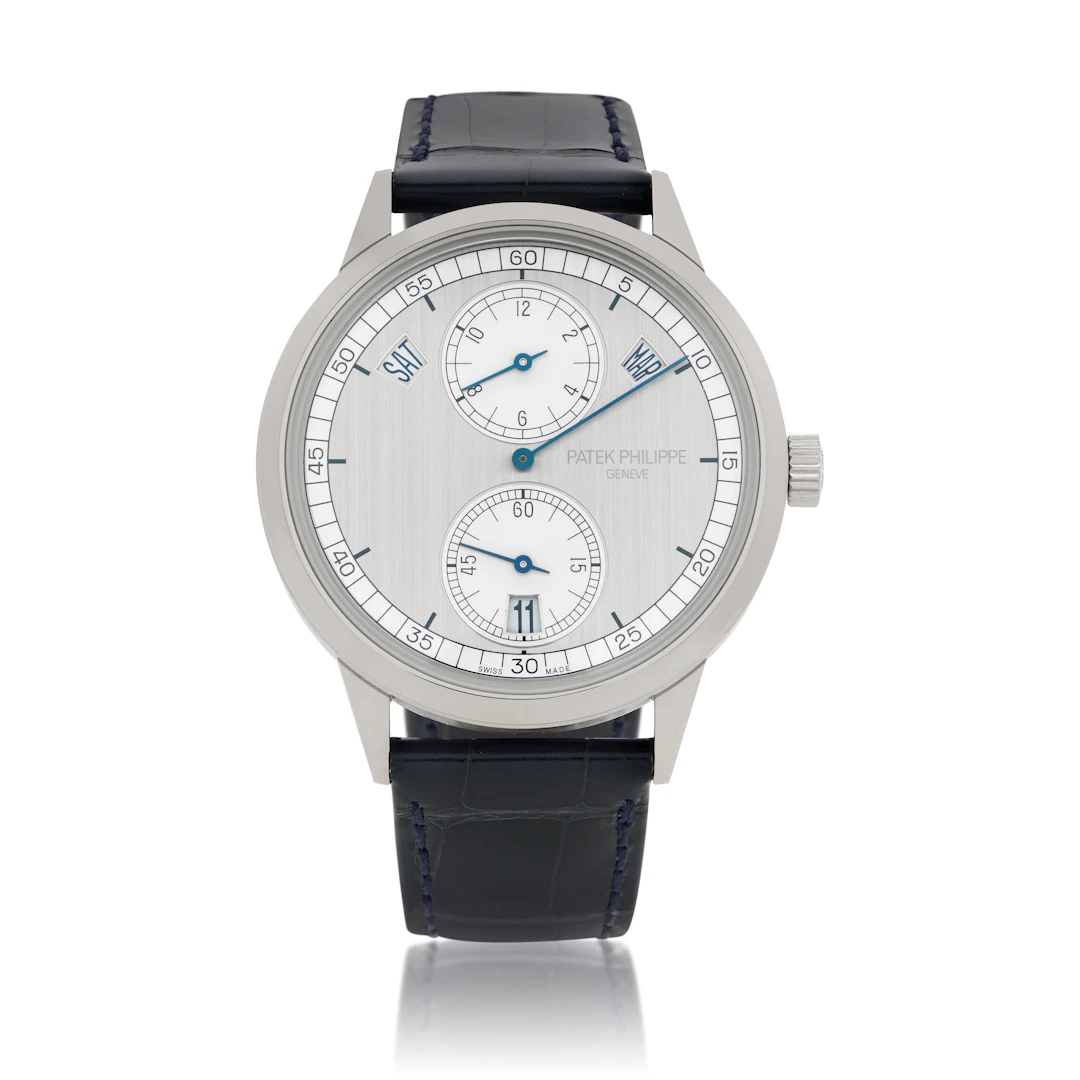 Complications (Reference 5235G-001). A 40mm unworn white gold automatic