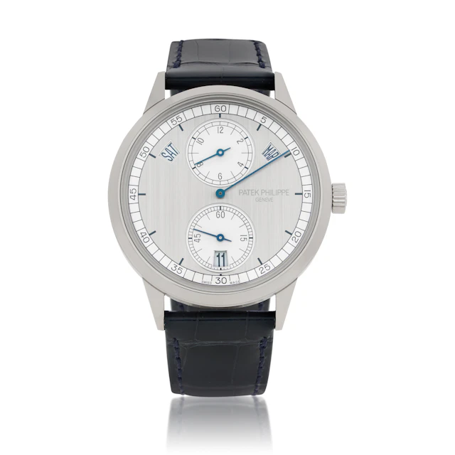 Complications (Reference 5235G-001). A 40mm unworn white gold automatic