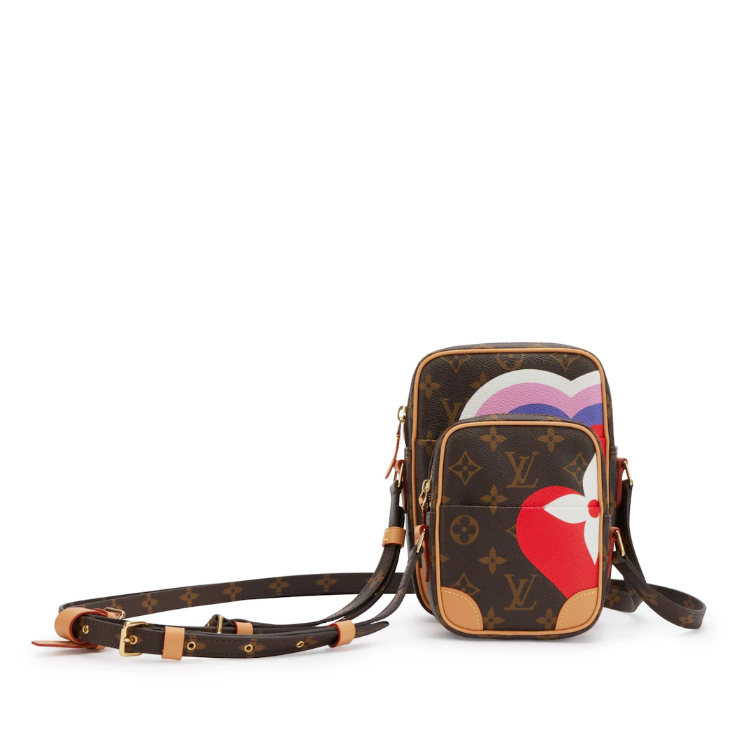 Multicolor Game On Monogram Coated Canvas Double Paname Set Gold Hardware, 2020